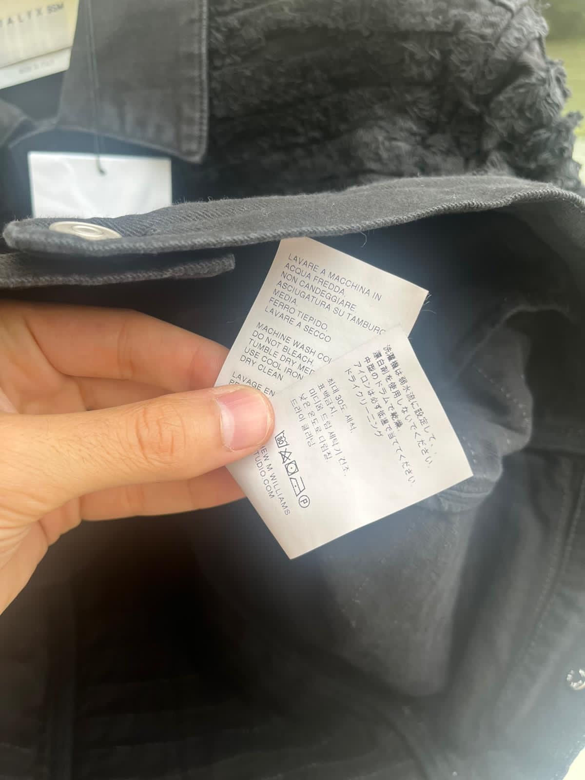 Alyx × Blackmeans Distressed Denim Jacket in Black Size US M / EU 48-50 / 2 - 19 Thumbnail