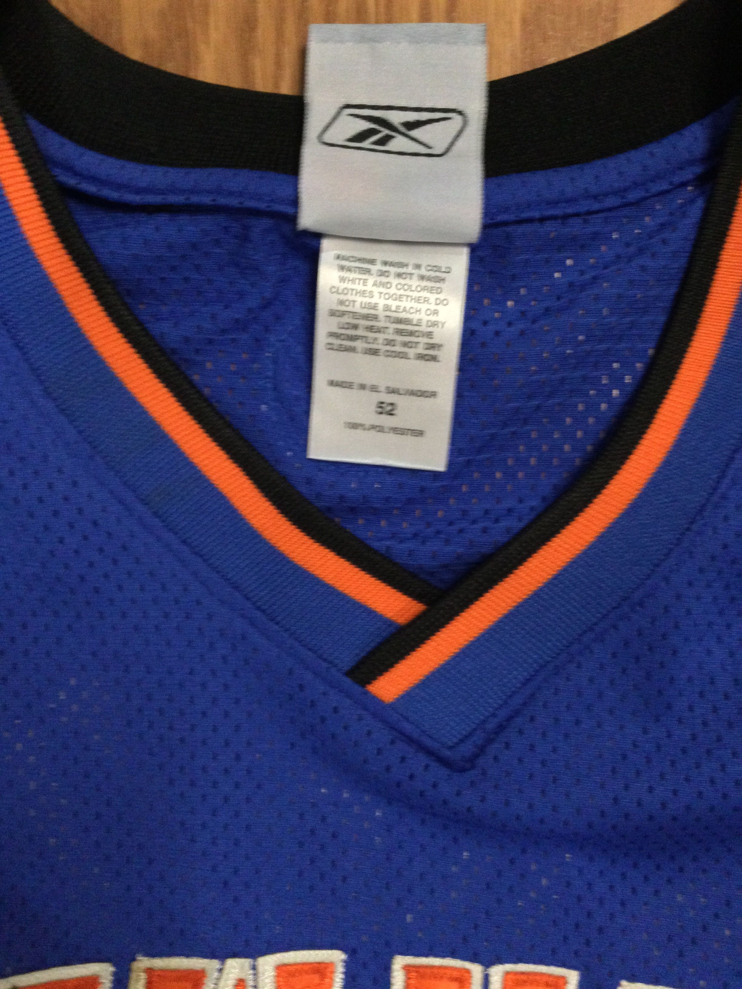 Reebok Authentic New York Knicks Stephon Marbury Reebok NBA Jersey Size US XXL / EU 58 / 5 - 4 Thumbnail