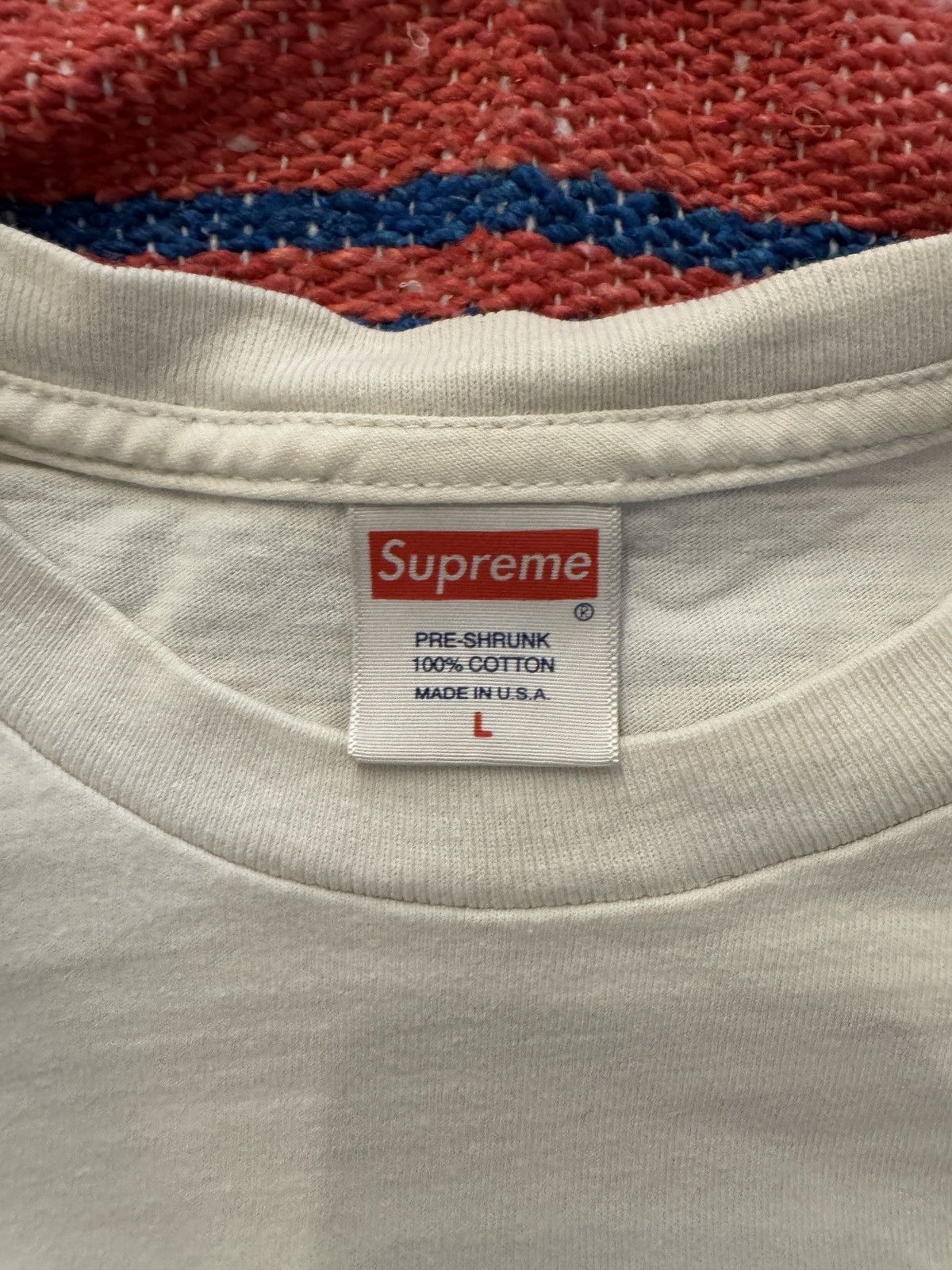 Supreme Supreme Go Fuck Yourself Pocket Tee White Large Size US L / EU 52-54 / 3 - 3 Thumbnail