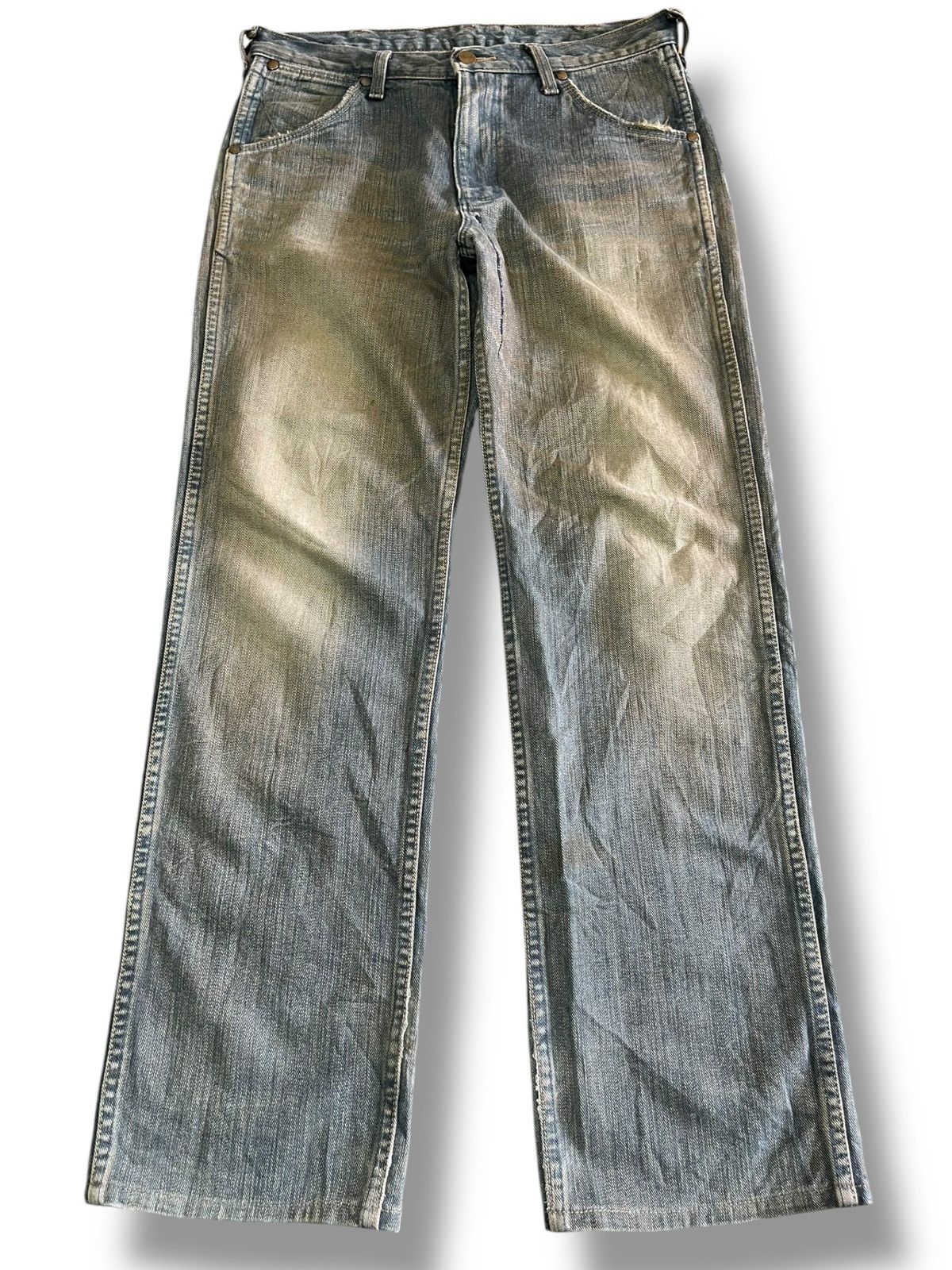 Japanese Brand × Wrangler Vintage Wrangler Mudwash Sanforized Denim Size US 33 - 1 Thumbnail