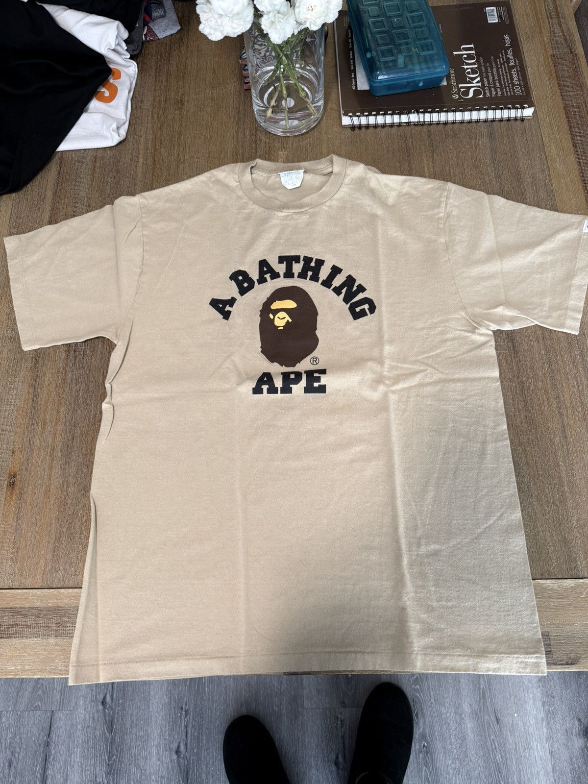 Bape Bape Beige Shirt Size US XL / EU 56 / 4 - 1 Thumbnail