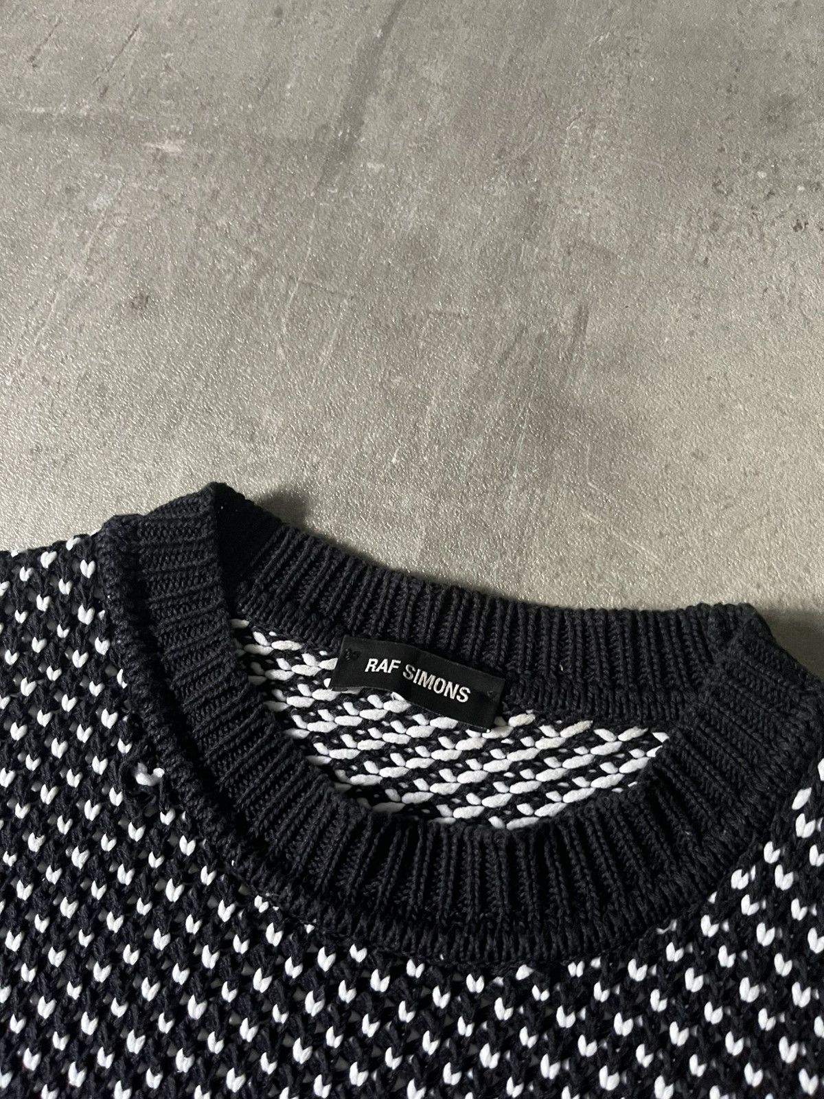 Raf Simons Raf Simons S/S 2016 sweater cotton polypropylene blend Size US L / EU 52-54 / 3 - 5 Thumbnail