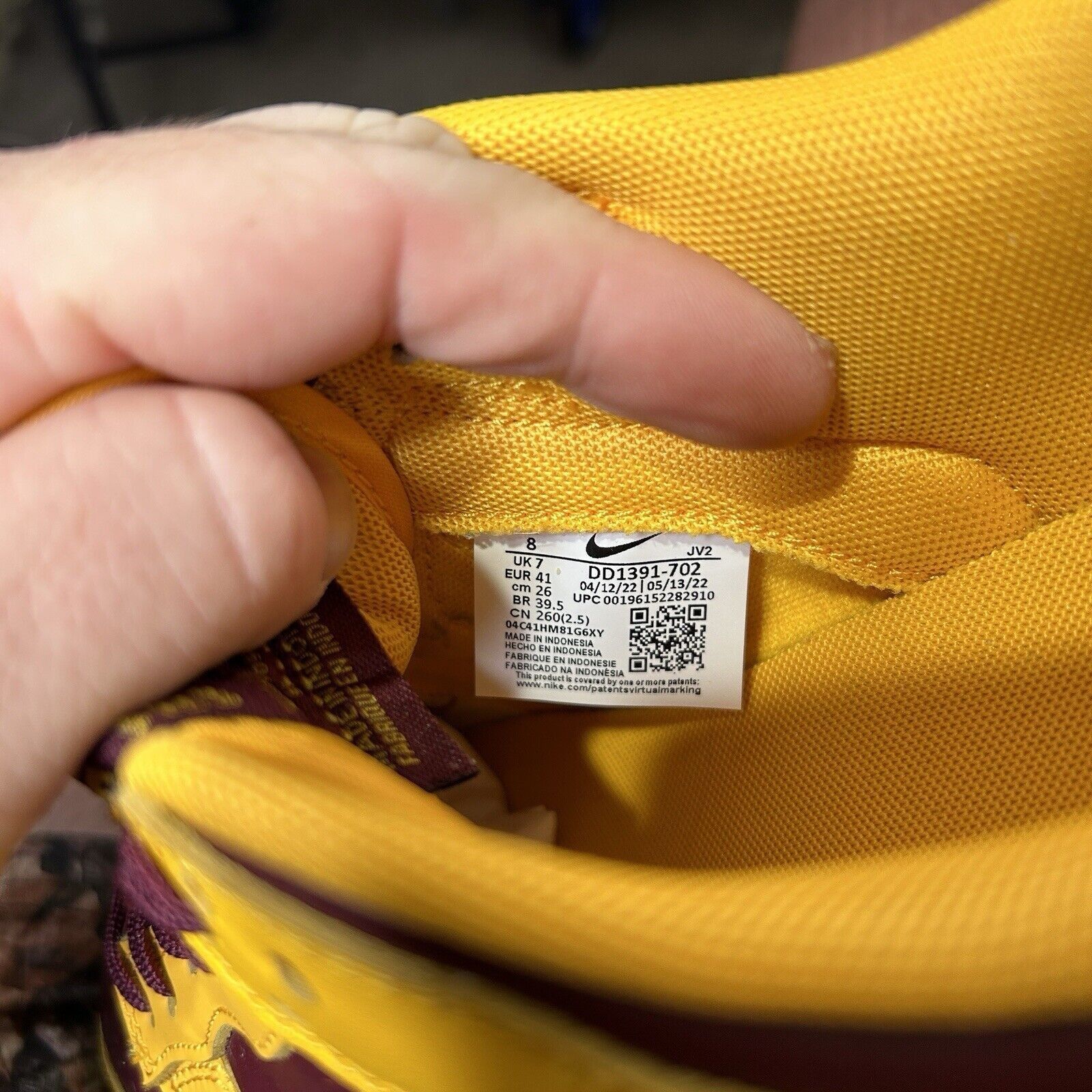 Nike Nike Shoes Dunk Low Retro “Arizona State Sun Devils” Size US 8 / EU 41 - 8 Thumbnail