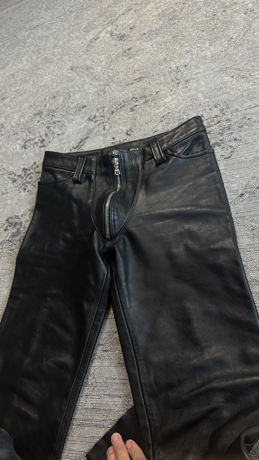 Other ROGER HANDERMANN Leather pants Size US 28 / EU 44 - 14 Thumbnail