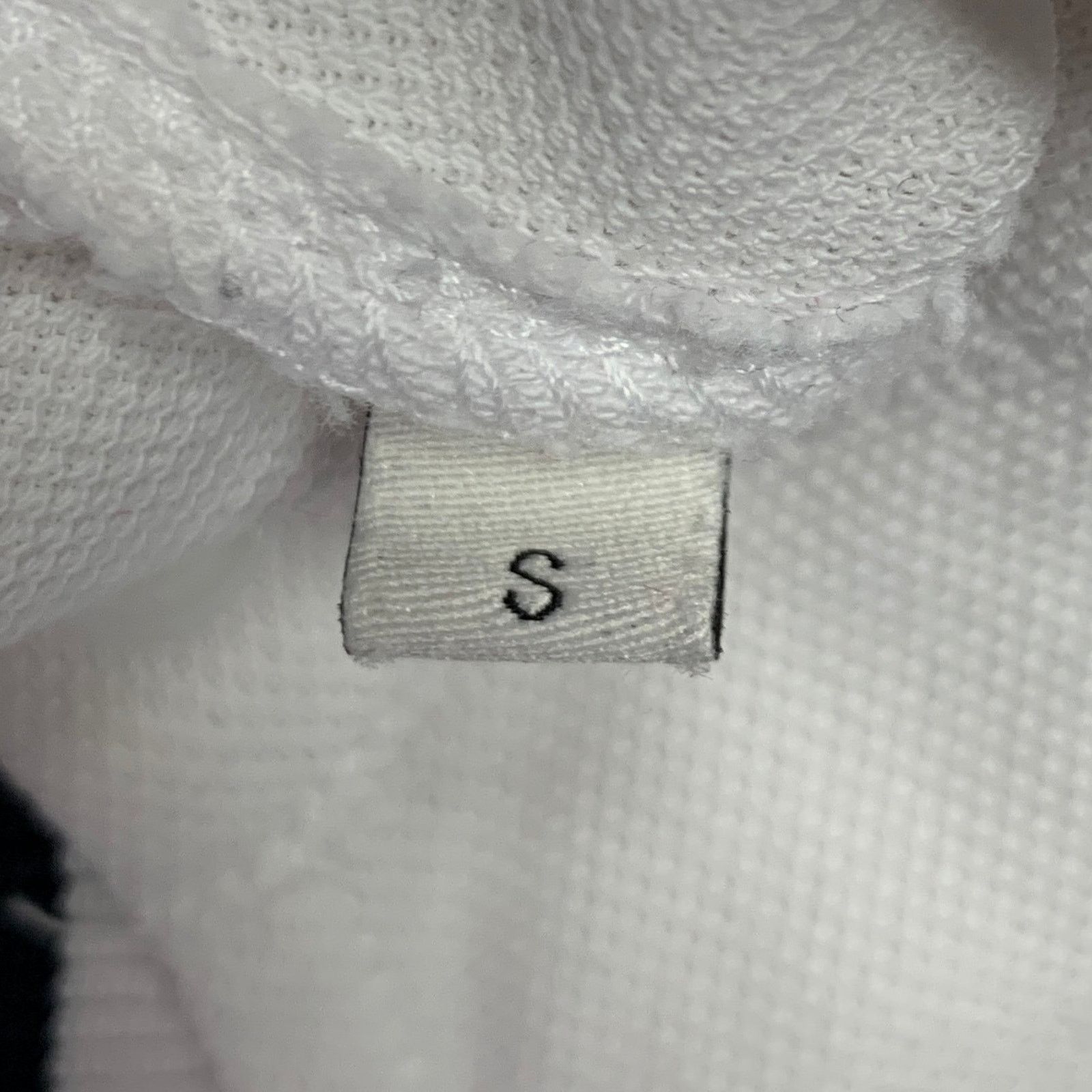 Sandro SANDRO S White Black Contrast Trim Cotton Collarless Polo Size US S / EU 44-46 / 1 - 9 Thumbnail