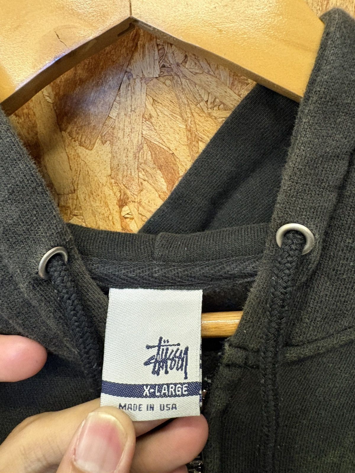 Stussy Vintage Stussy Zipper Hoodie 🔥 Size US XL / EU 56 / 4 - 6 Thumbnail