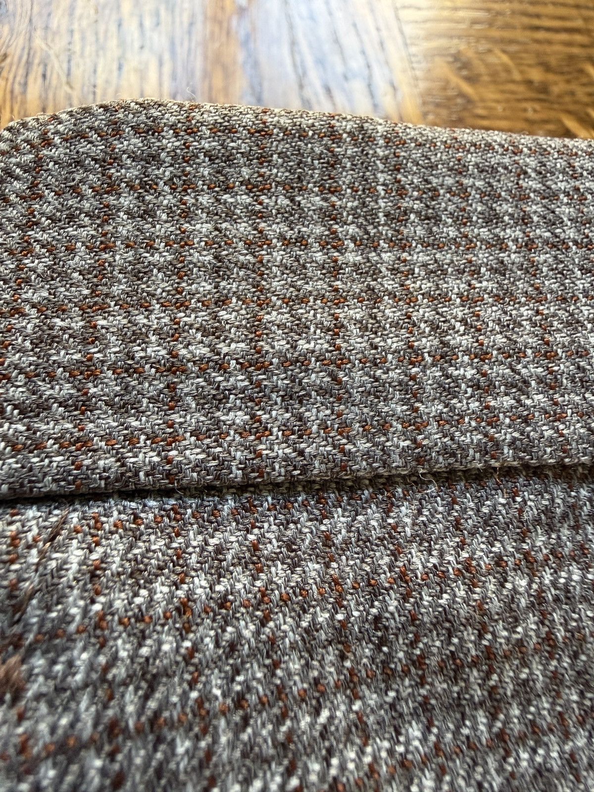 Vintage Vintage 70s Flared Houndstooth Trousers Size US 35 - 6 Thumbnail