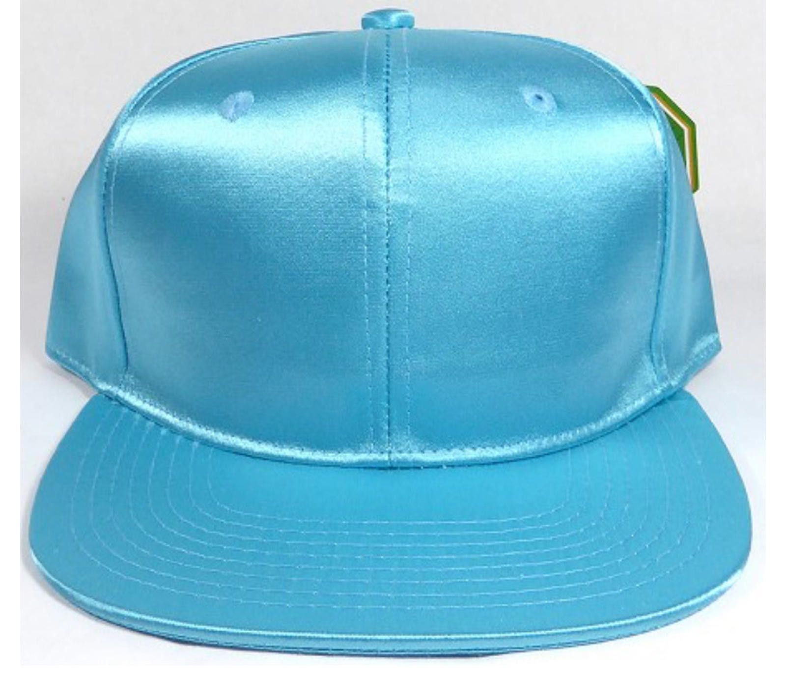 Other Faux Satin Silk Adult Flat Brim Snap Hat Size ONE SIZE - 11 Thumbnail