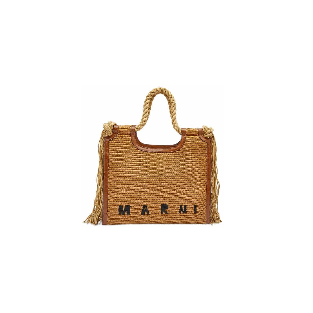 Marni o1f1d3z0525 Size: OS / Marcel Tote Bag in Brown Size ONE SIZE - 1 Thumbnail
