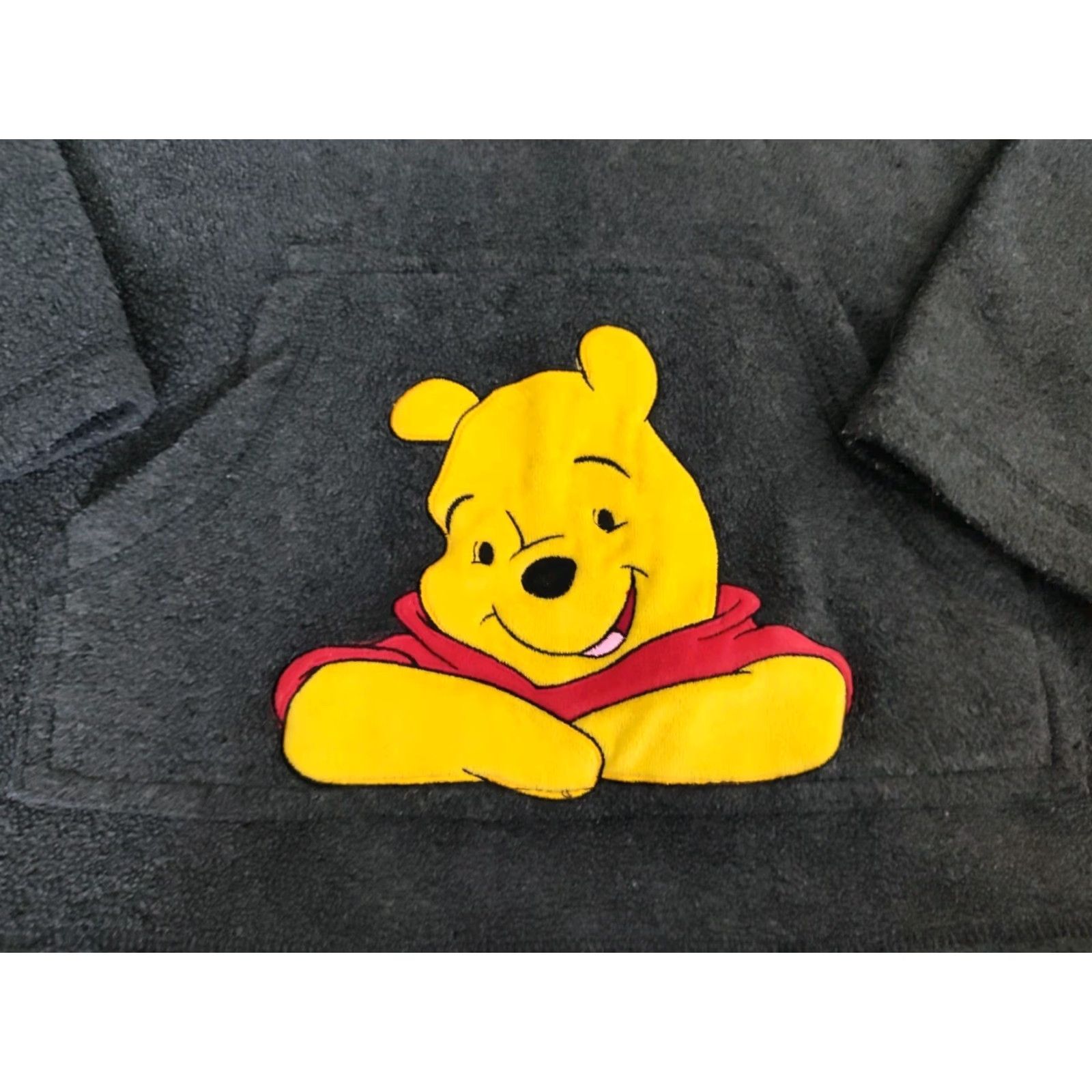Disney VINTAGE Disney Winnie the Pooh Hoodie Womens L Gray Fleece 1/4 Zip Long Sleeve Activewear Size L / US 10 / IT 46 - 3 Thumbnail