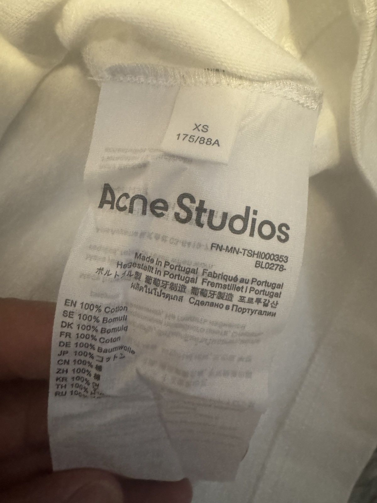 Acne Studios Acne Studios Oversized logo T Size US XS / EU 42 / 0 - 3 Thumbnail