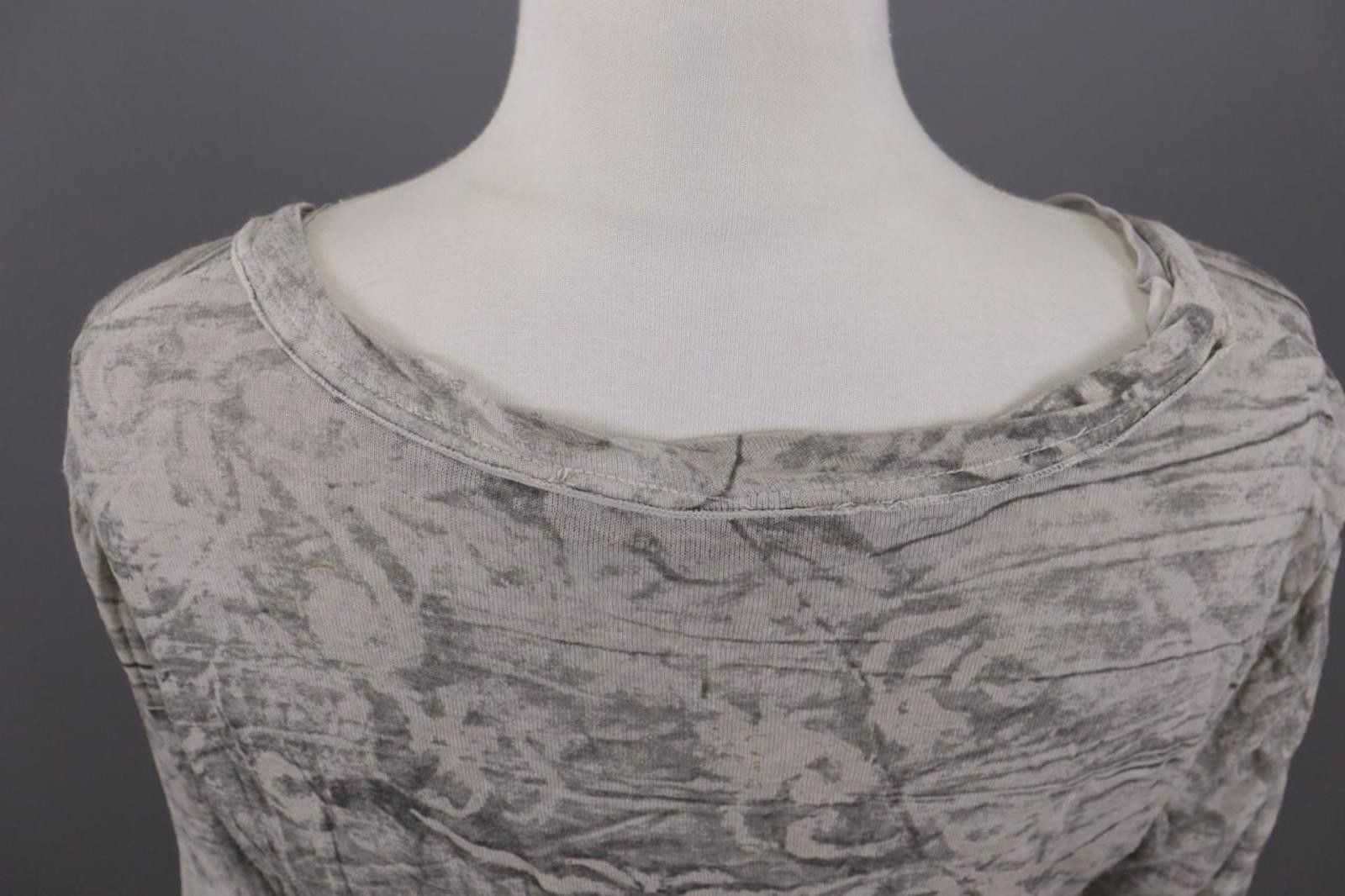 Bottega Veneta Bottega Gray Printed Velour Smoked Tunic Short Dress Size M / US 6-8 / IT 42-44 - 11 Thumbnail