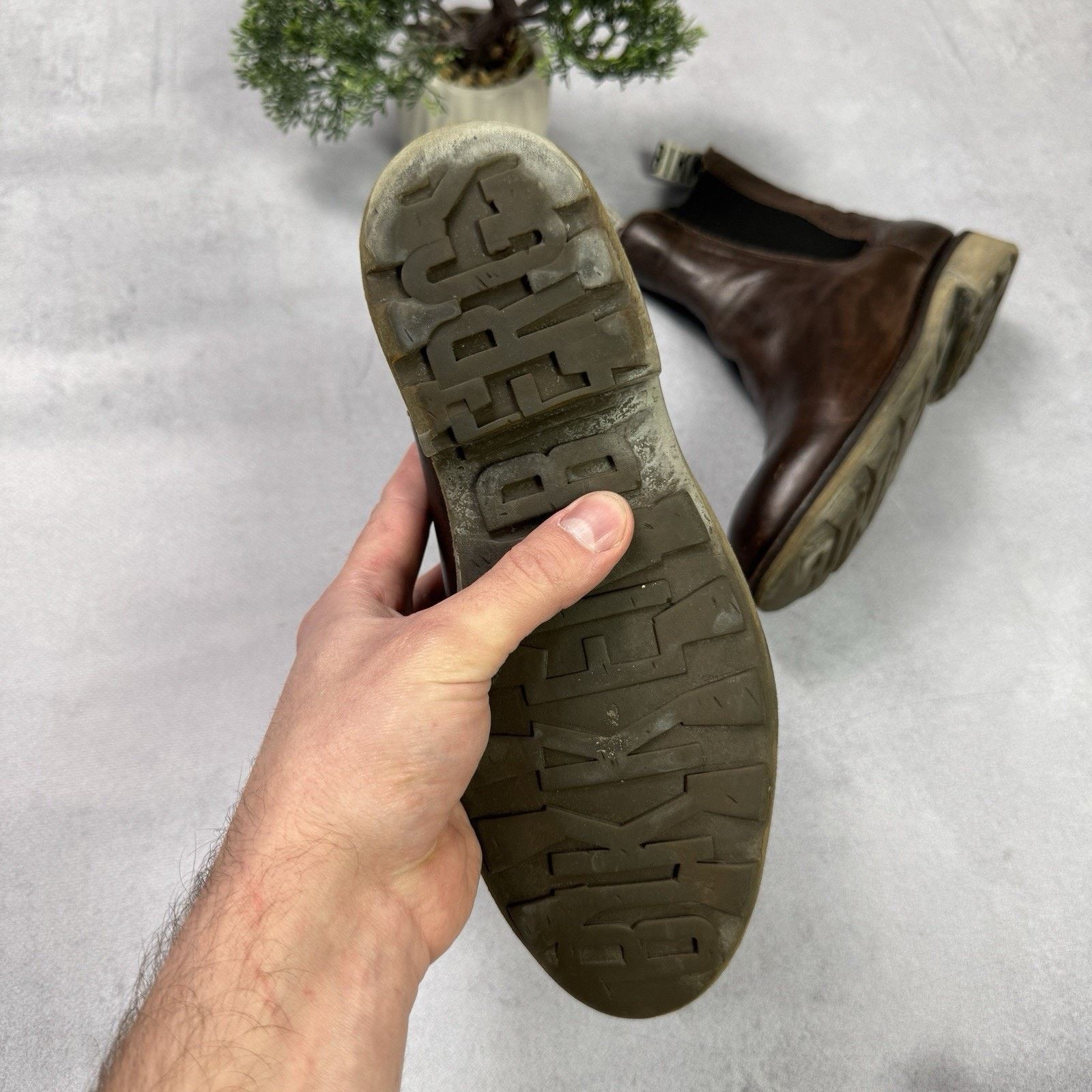 Dirk Bikkembergs Vintage Dirk Bikkembergs Brown Leather Chelsea Boots Size US 8 / IT 38 - 10 Thumbnail
