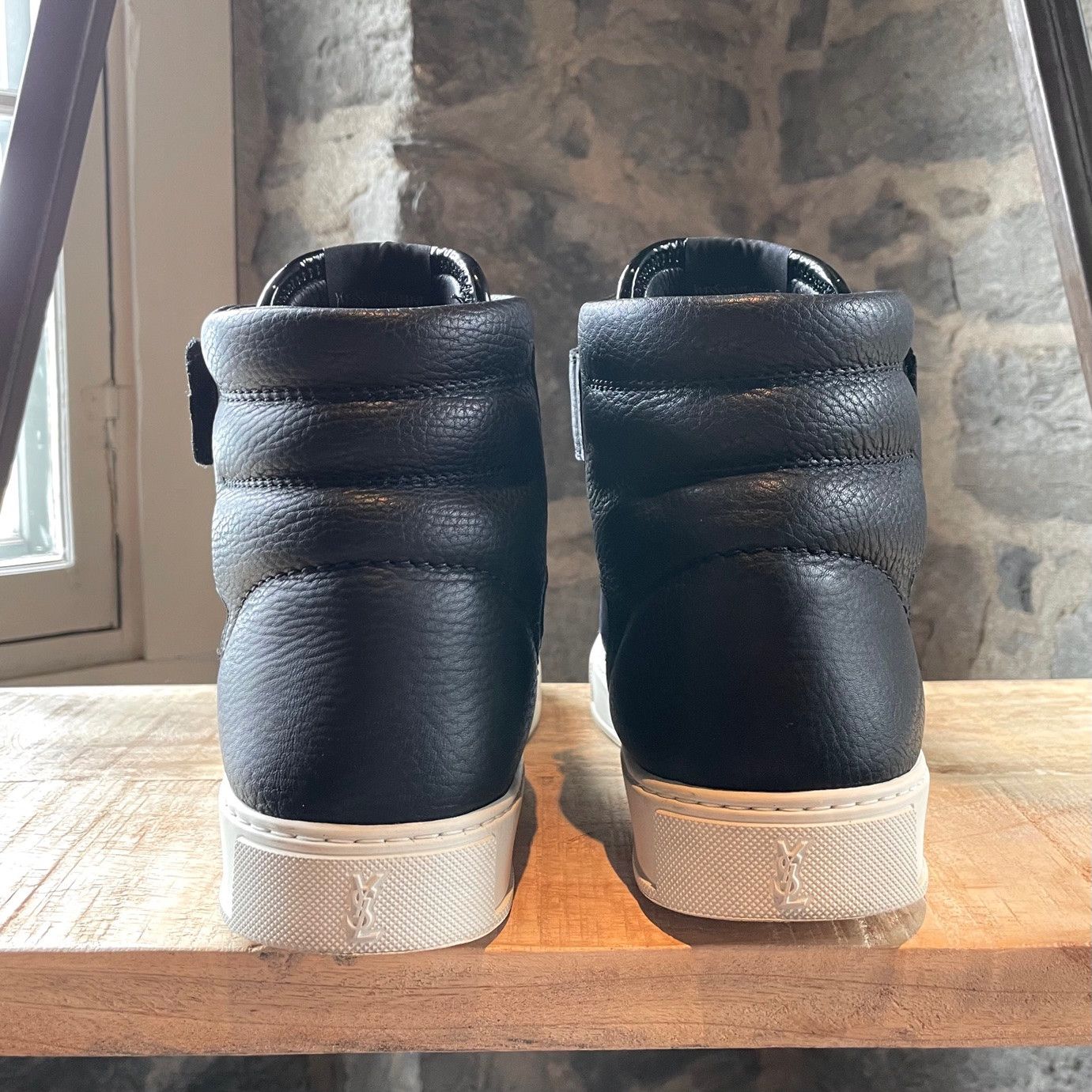 Yves Saint Laurent Yves Saint-Laurent Navy Malibu High-top Sneakers Size US 8 / EU 41 - 6 Thumbnail