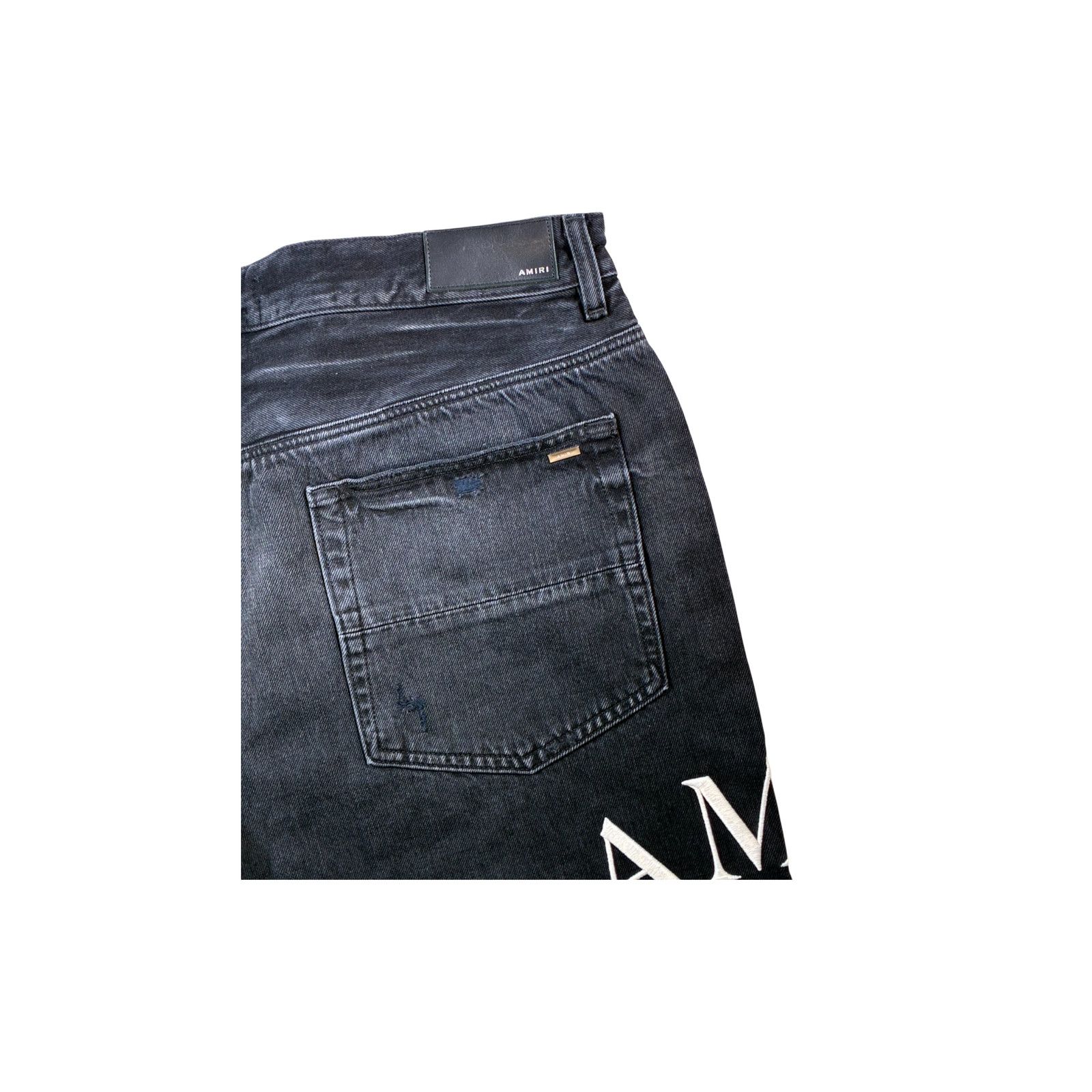 Amiri Amiri Varsity Slim Black Jeans Size US 36 / EU 52 - 3 Thumbnail