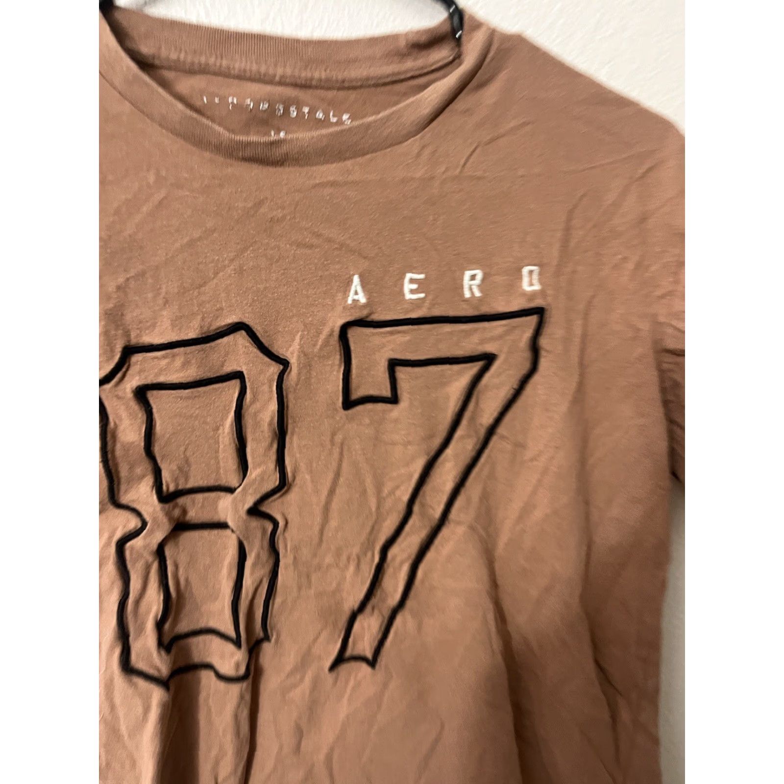Aeropostale VINTAGE Aeropostale T-Shirt Shirt Mens XS Brown Casual 90s Concert Brand Tee Mens XS Brown Size US XS / EU 42 / 0 - 2 Thumbnail