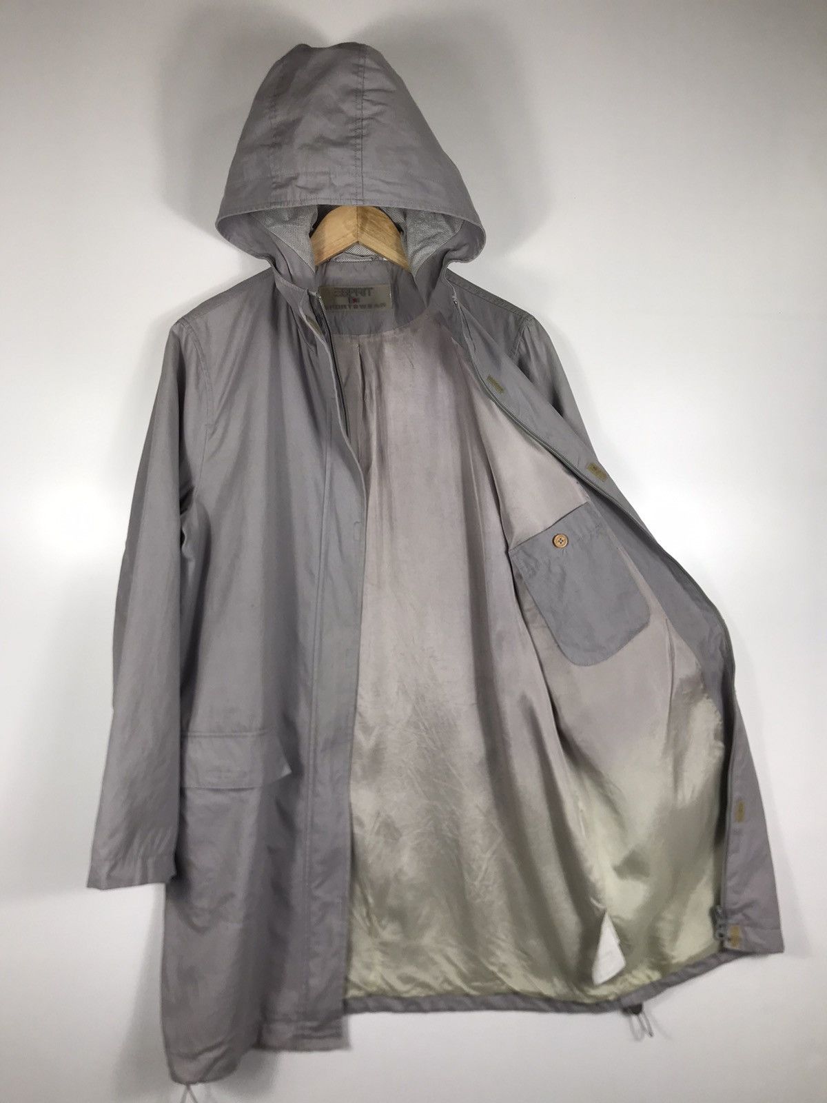 Esprit × Vintage ⚡️Vintage Esprit Sportswear Hooded Zipper Long Jacket Size US L / EU 52-54 / 3 - 9 Thumbnail