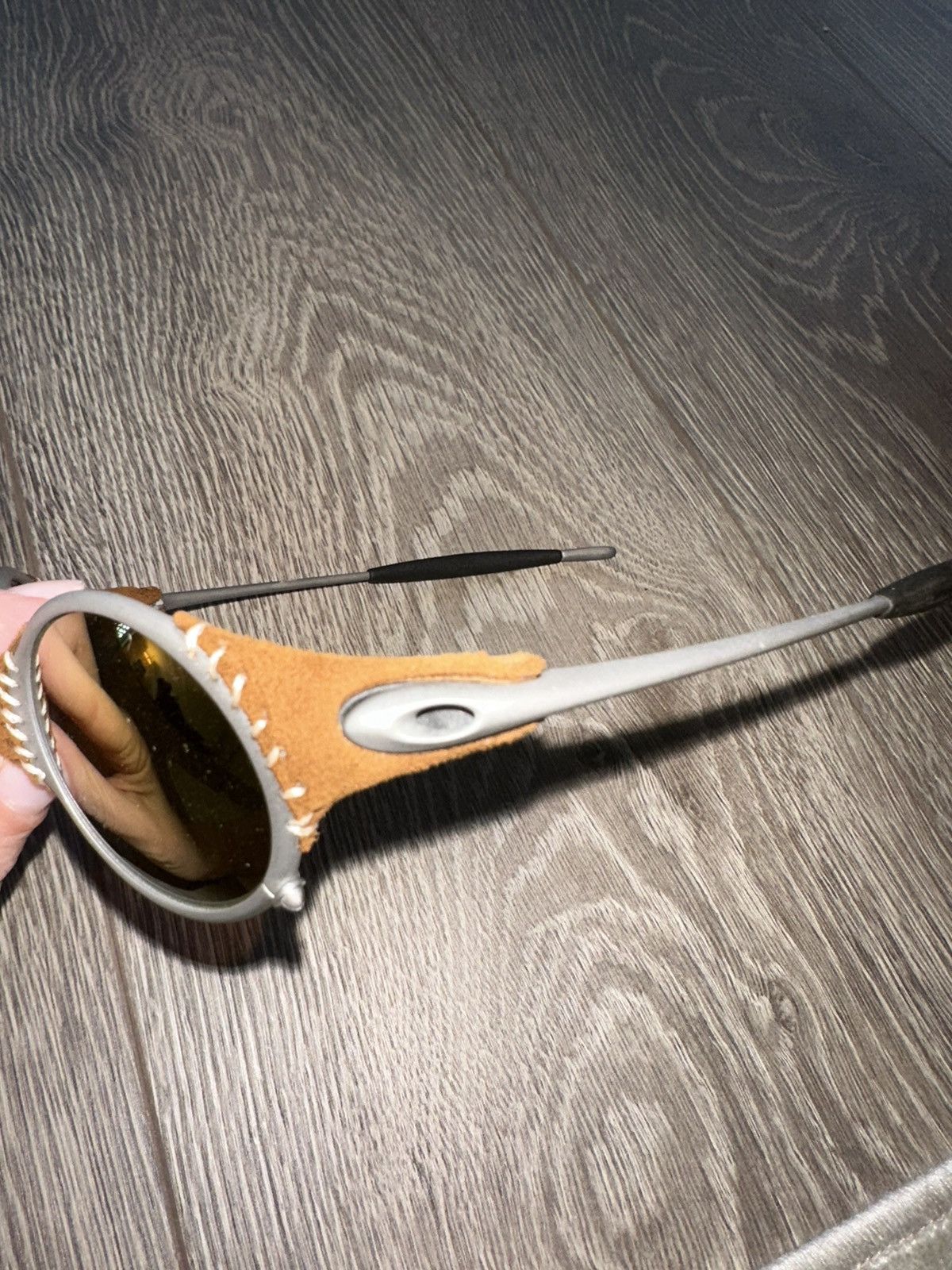 Oakley 2023 Oakley Muzm Mars X-Metal Leather Sunglasses Size ONE SIZE - 9 Thumbnail