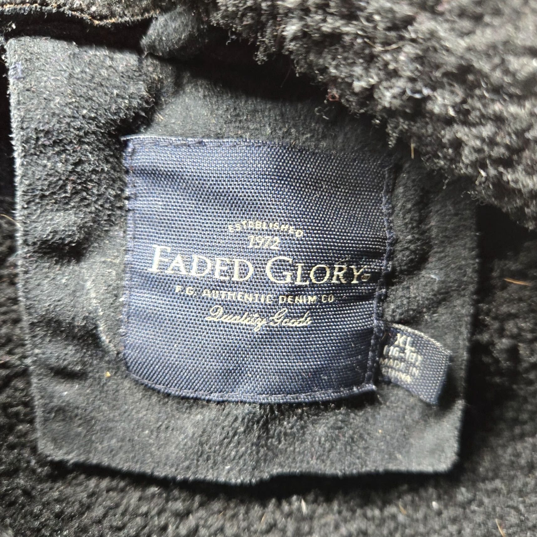 Faded Glory Faded Glory Jacket Solid Black Coat Full Zip Heavy Winter XL Womens Adult Jacket Size XL / US 12-14 / IT 48-50 - 5 Thumbnail