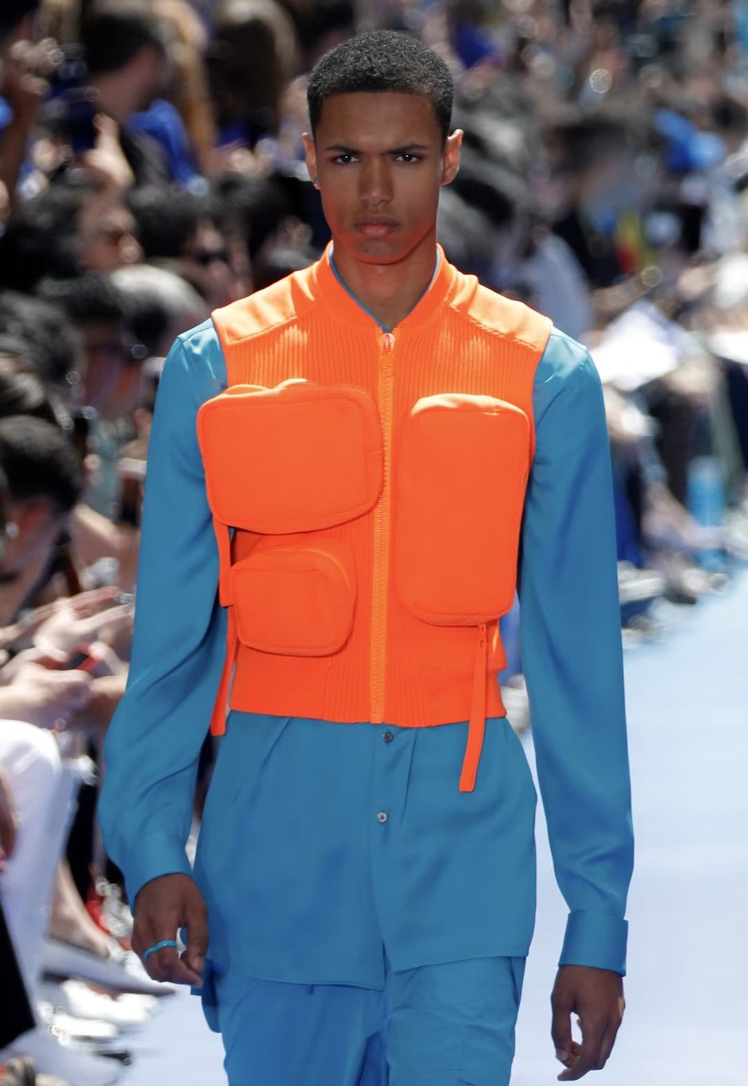 Louis Vuitton LOUIS VUITTON Virgil Abloh Multi 3D Pocket Vest Jacket S Size US S / EU 44-46 / 1 - 2 Thumbnail