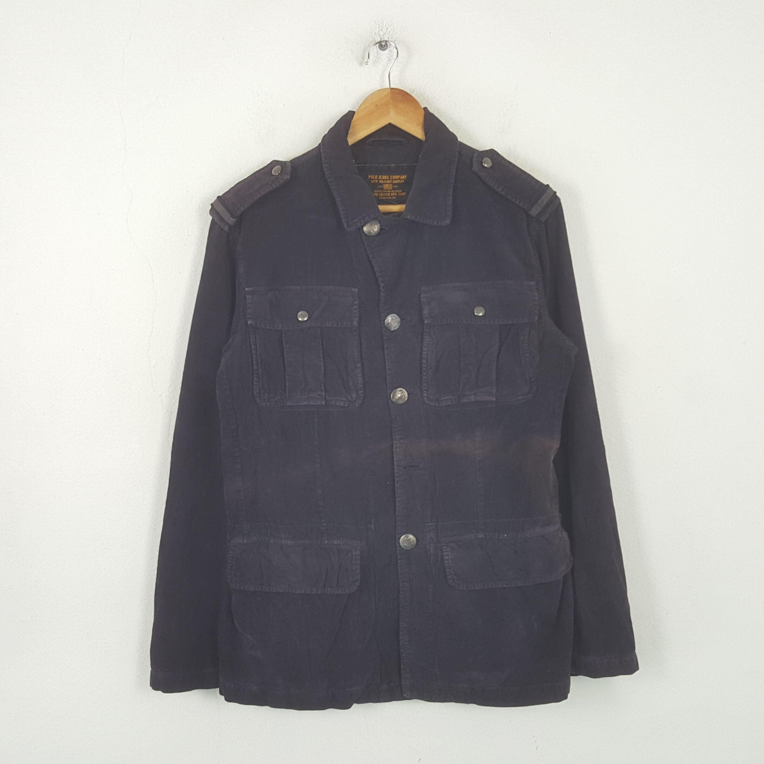 Vintage Polo Jeans Company Military Surplus Corduroy Jacket
