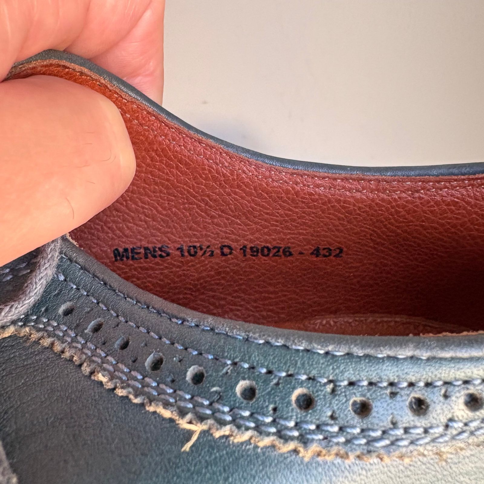 Florsheim Florsheim by Duckie Brown Teal Leather Brogue Oxfords 10.5 Size US 10.5 / EU 43-44 - 9 Thumbnail