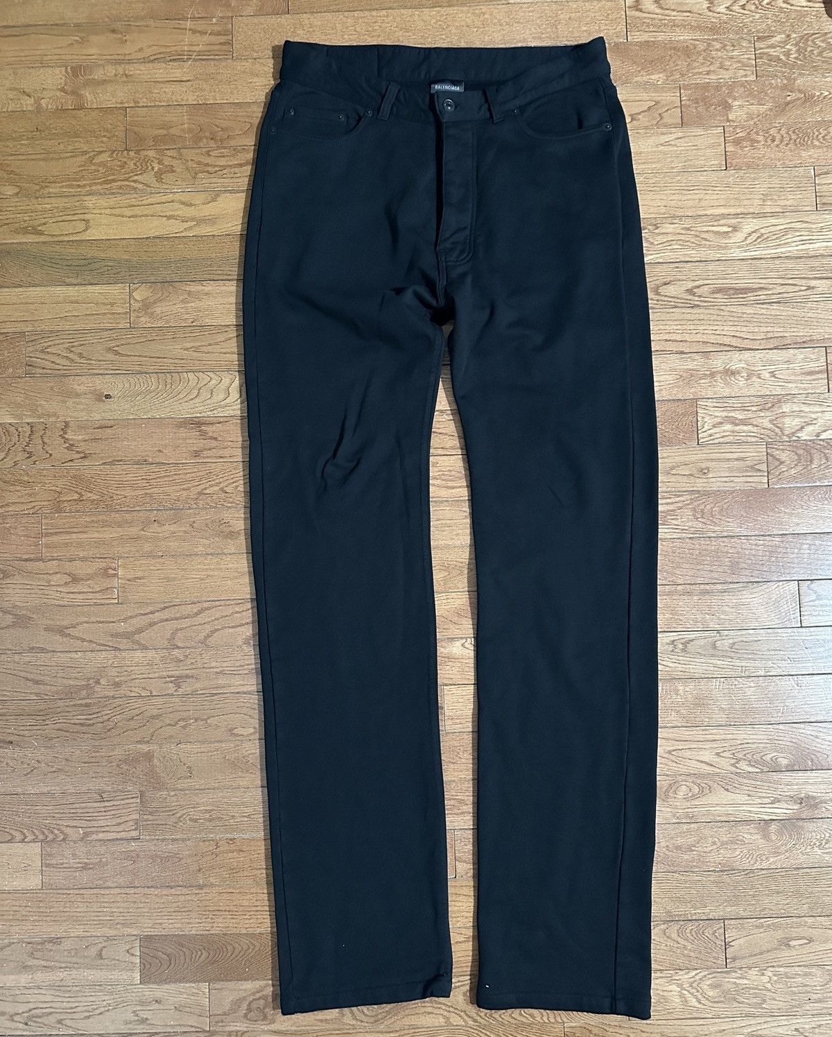 Balenciaga Balenciaga Trompe l'oeil Sweatpant Jeans Size US 30 / EU 46 - 4 Thumbnail