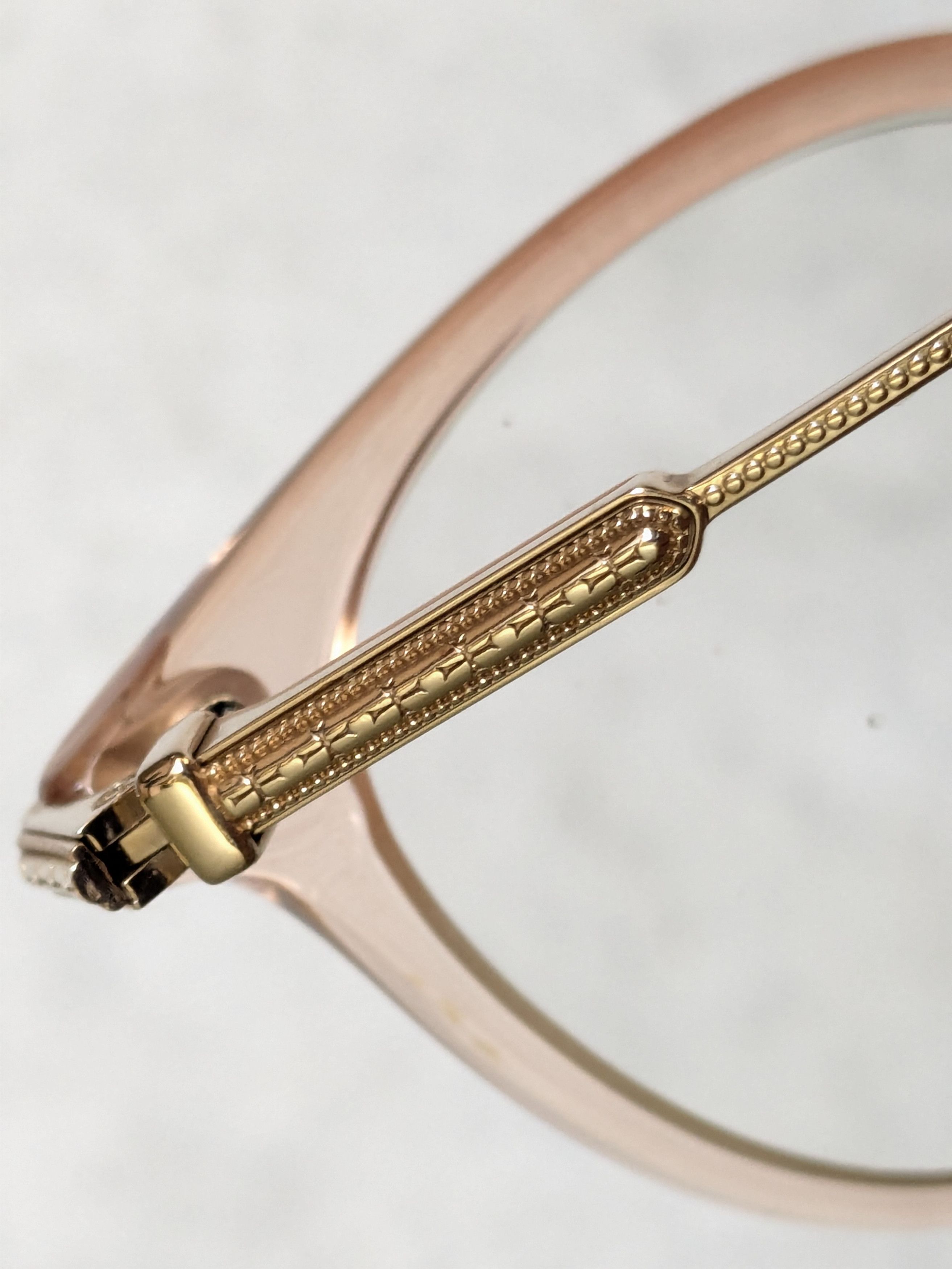 Chrome Hearts Chrome Hearts Jack On Glasses Round Pink Gold Cross Size ONE SIZE - 15 Thumbnail