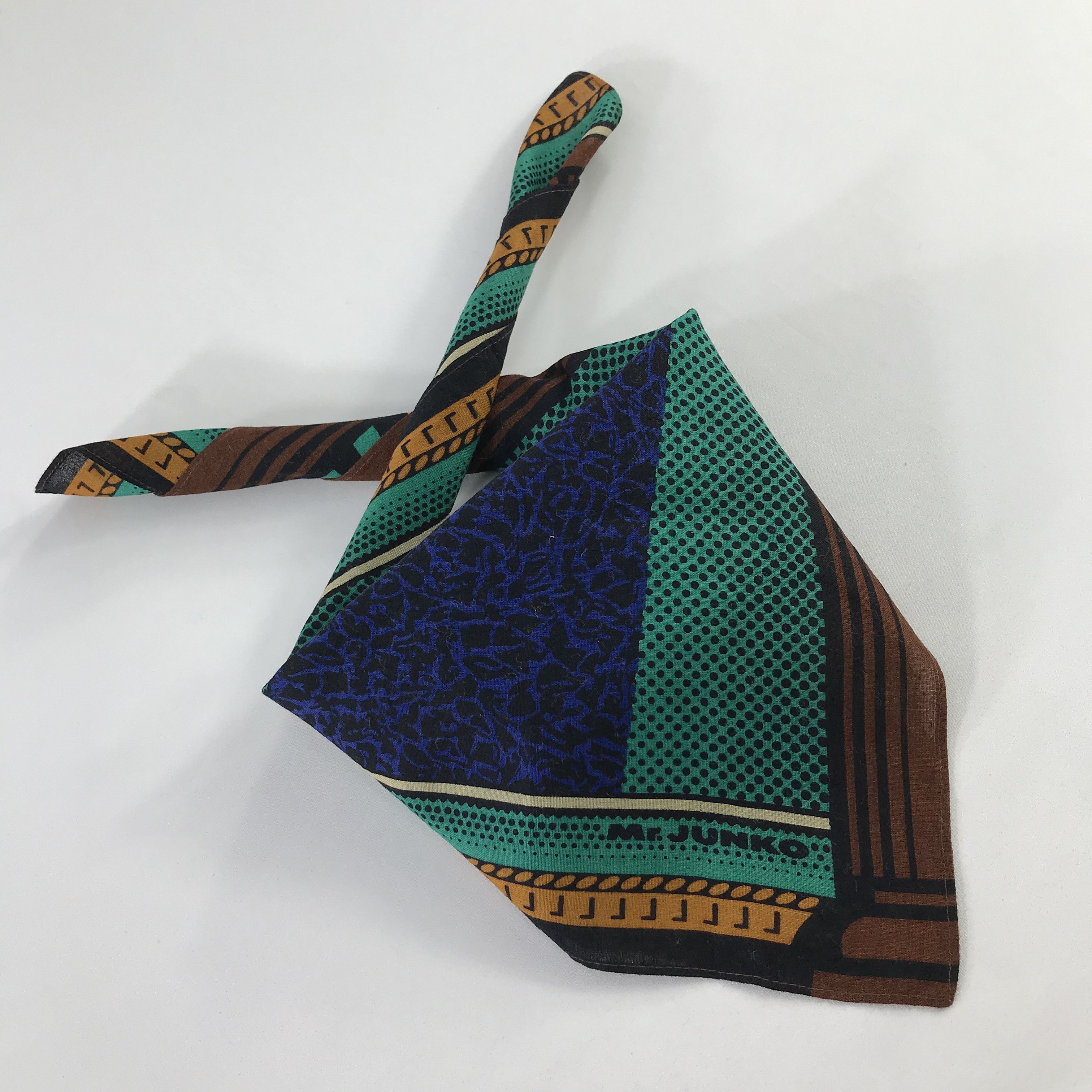 Mr. Junko × Vintage Mr. Junko Bandana / Handkerchief / Neckerchief - S804 Size ONE SIZE - 4 Thumbnail