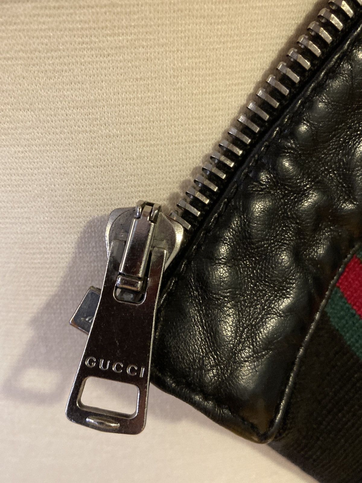 Gucci GUCCI Black Lamb Leather Bomber Jacket MEN Size 58 Size US XXL / EU 58 / 5 - 19 Thumbnail