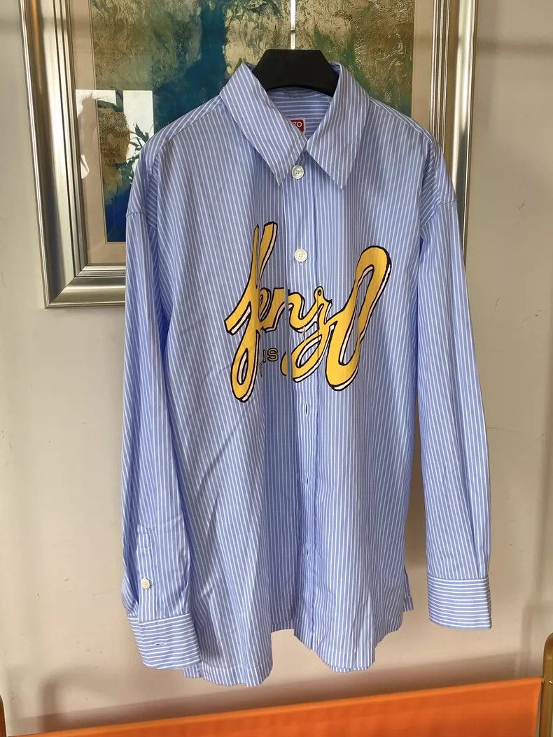 Kenzo KENZO Men's Loose Long Sleeve Shirt - dmc Size US S / EU 44-46 / 1 - 1 Thumbnail