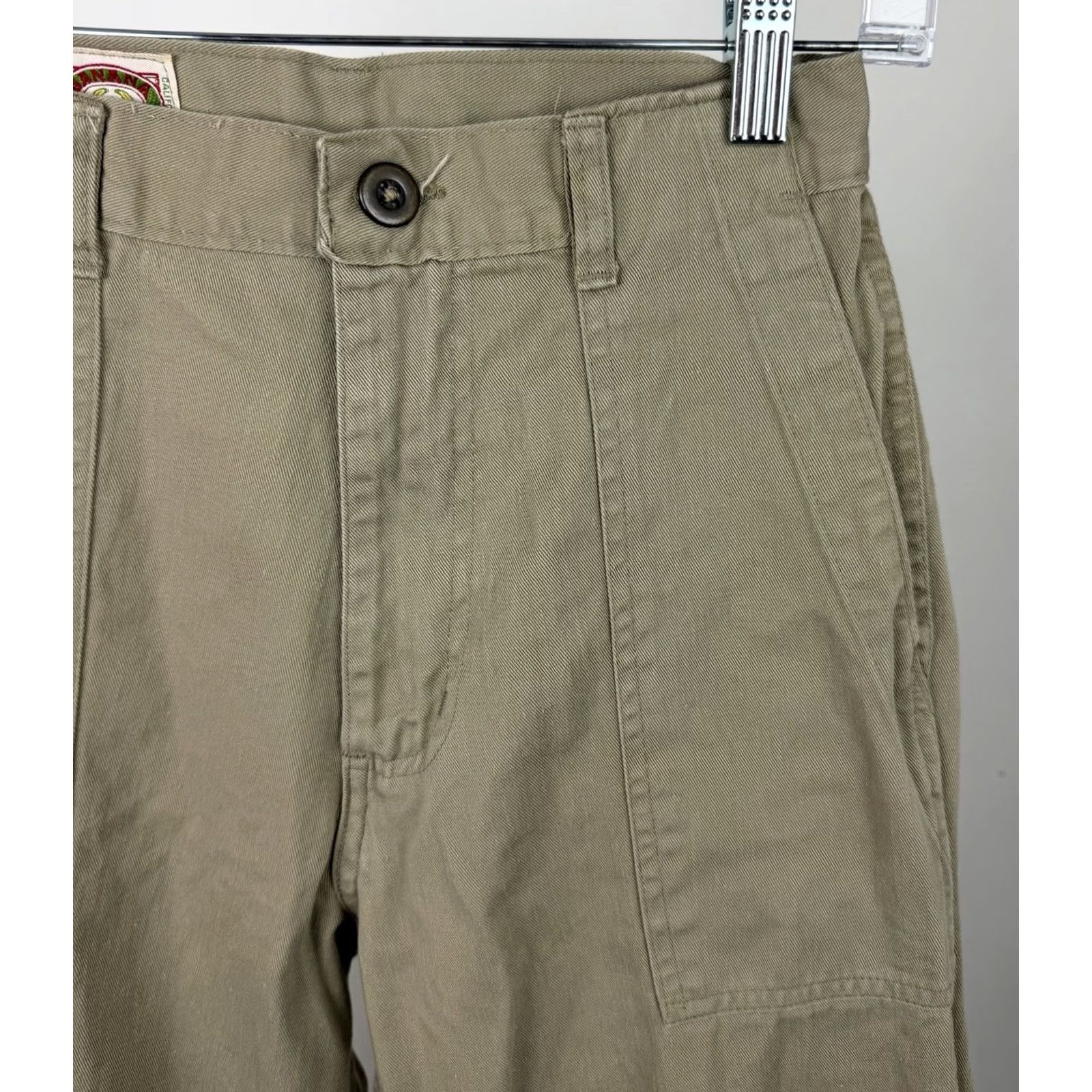 Banana Republic VINTAGE Banana Republic Chino Pants Womens 24x36 ACTUAL Safari Fatigues Army Size 42" / US 20 - 4 Thumbnail