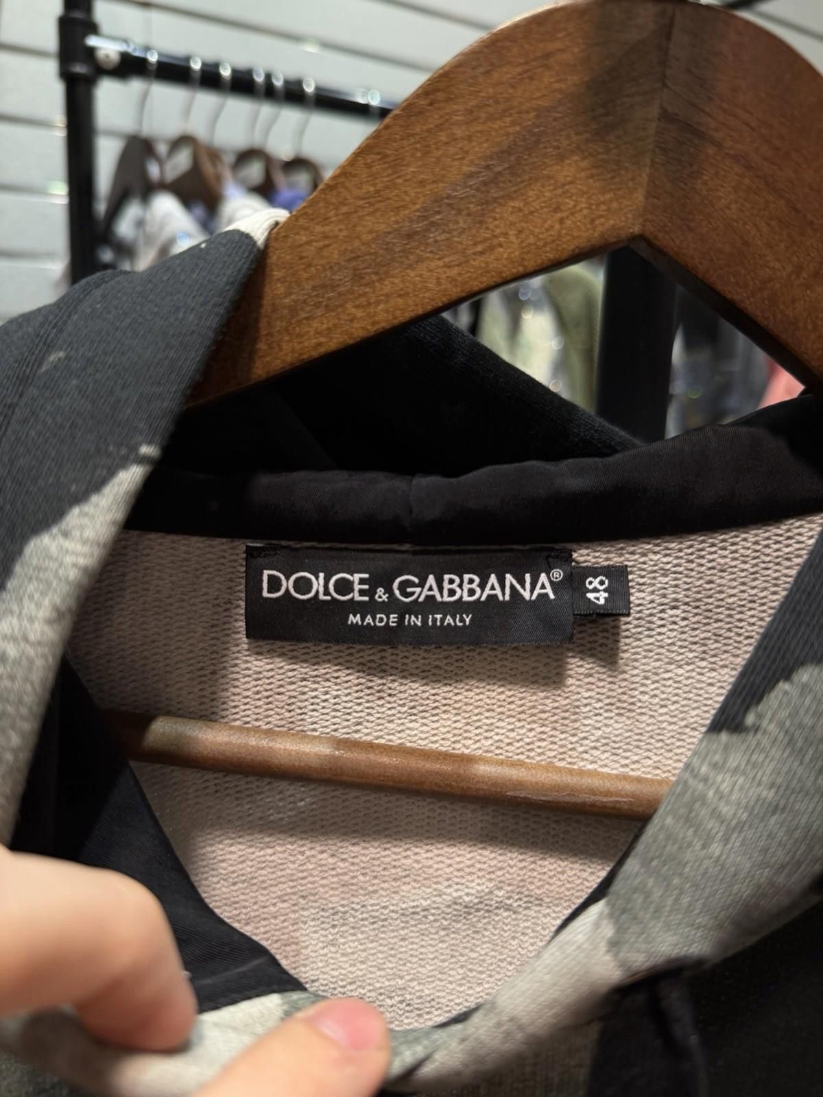 Dolce & Gabbana Dolce & Gabbana Men’s Black White Camouflage Hoodie – (48) Size US M / EU 48-50 / 2 - 11 Thumbnail