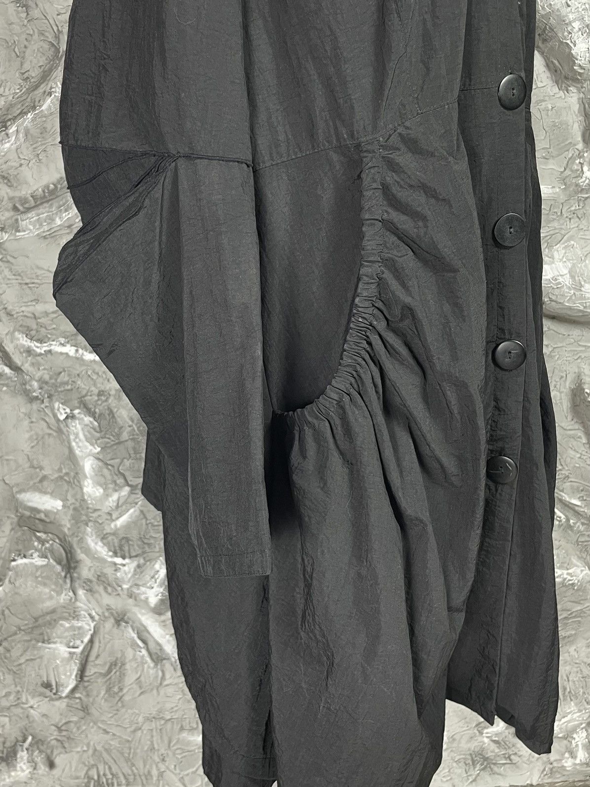 Japanese Brand × Junya Watanabe × Le Grande Bleu (L.G.B.) Vintage Nylon Coat Huge Hood Yohji Issey Miyake Archive Vibe Size US M / EU 48-50 / 2 - 7 Thumbnail
