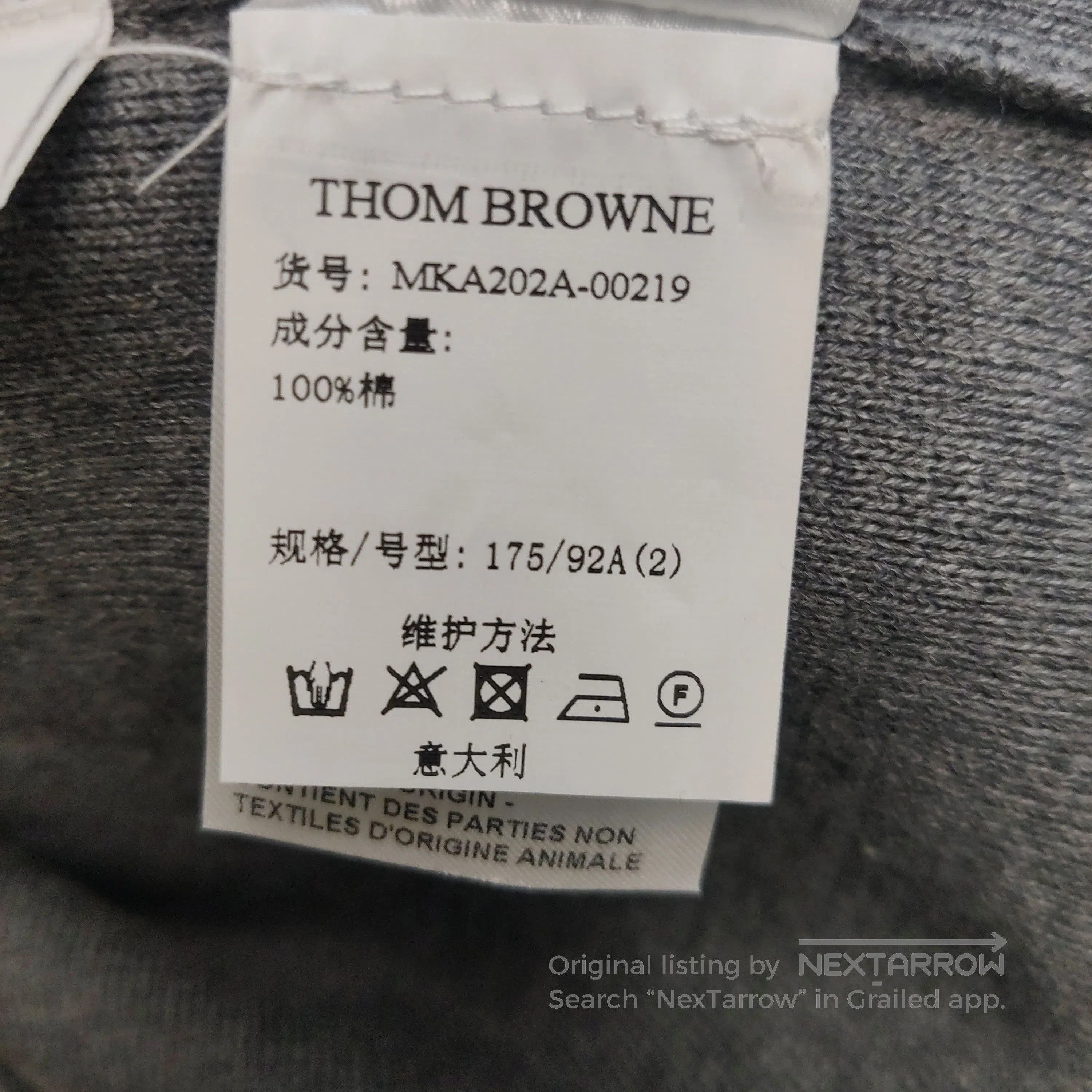 Thom Browne Thom Browne Gray Stripe Crewneck Sweater M. Size US M / EU 48-50 / 2 - 7 Thumbnail