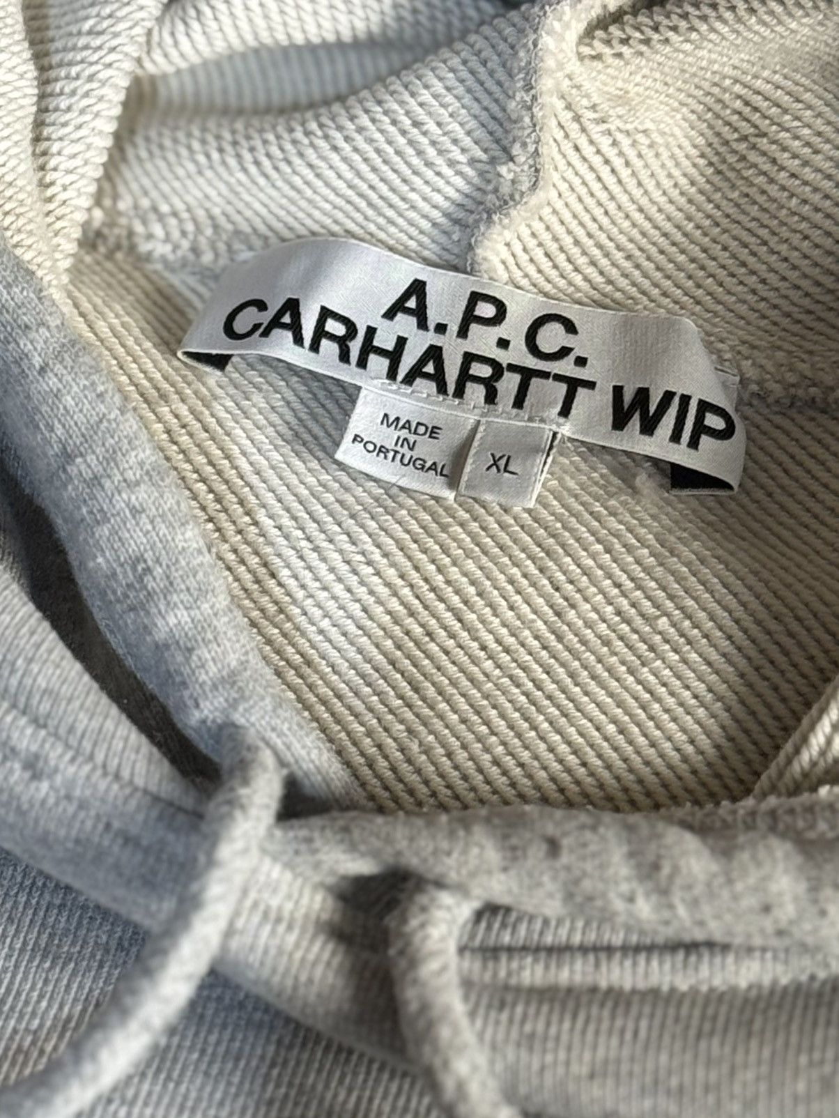 A.P.C. CARHARTT WIP X APC PARIS HOODIE GRAY XL RARE PORTUGAL Size US XL / EU 56 / 4 - 4 Thumbnail
