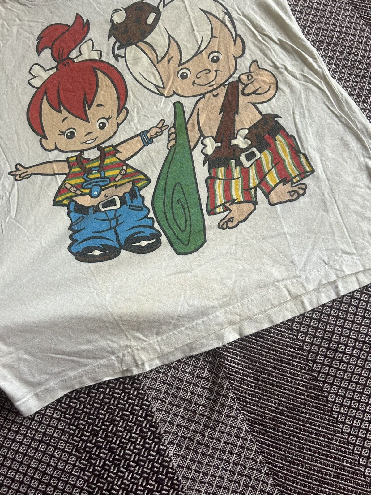 Vintage Vintage 90s FlintStones Tee Single Stitch Streetwear Size M Size US M / EU 48-50 / 2 - 7 Thumbnail