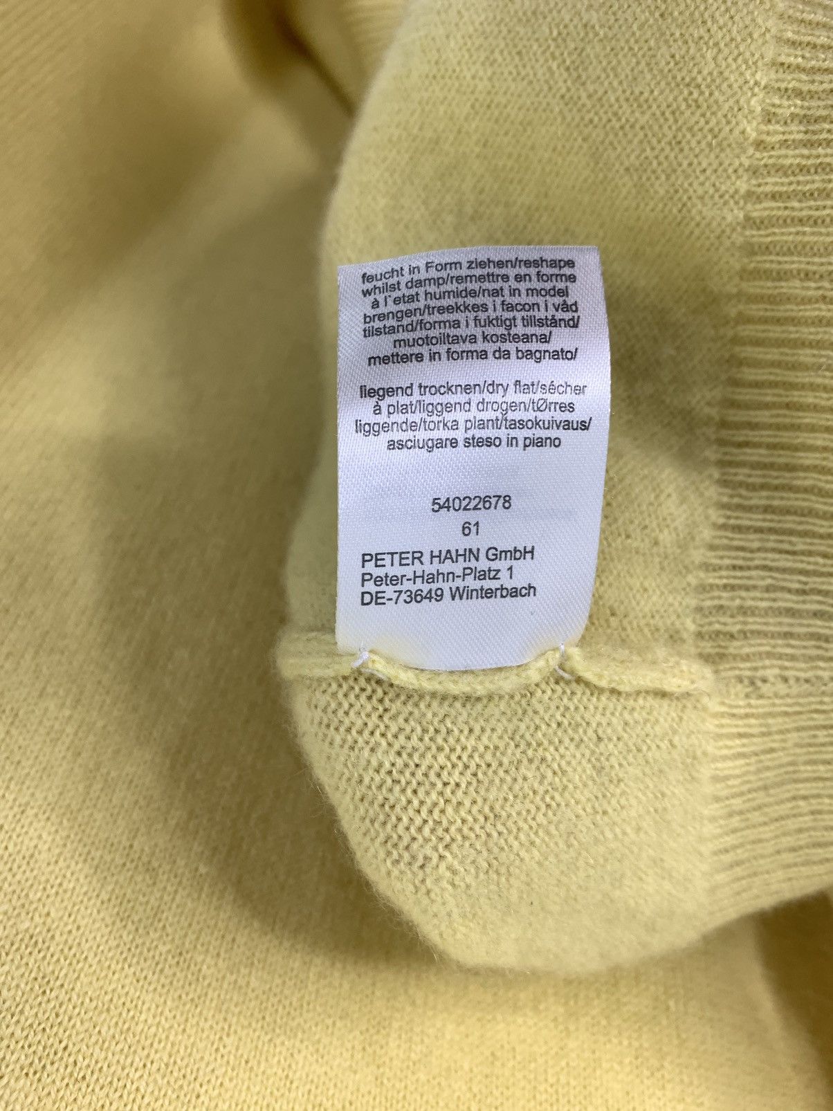 Designer × Other Peter Hahn Cashmere Pullover L/XL Size Size US L / EU 52-54 / 3 - 8 Thumbnail