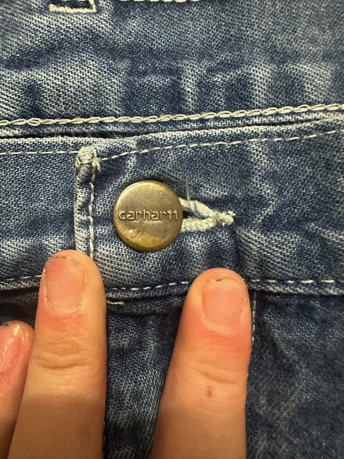 Carhartt Y2k carhartt baggy jeans Size US 35 - 2 Thumbnail
