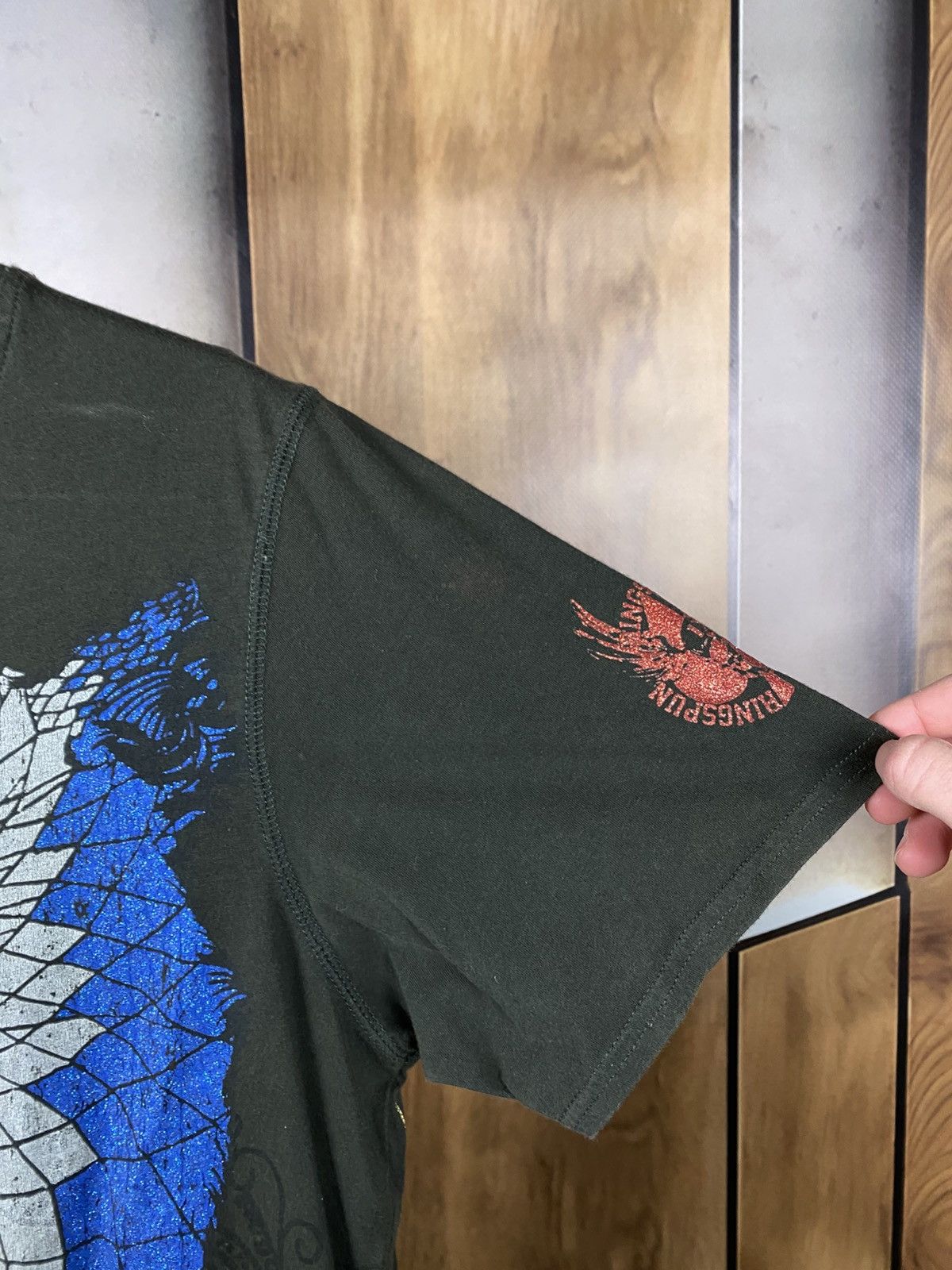 Ringspun 🐯T-Shirt Ringspun Overprint Tiger Logo Tee🐯 Size US M / EU 48-50 / 2 - 4 Thumbnail