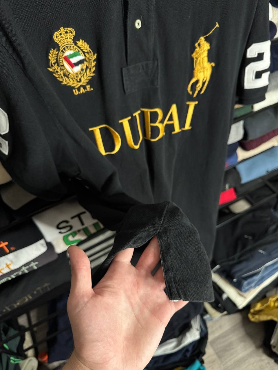 Polo Ralph Lauren Vintage Very Rare Polo Ralph Lauren Dubai Chief Keef Polo Size US XL / EU 56 / 4 - 7 Thumbnail