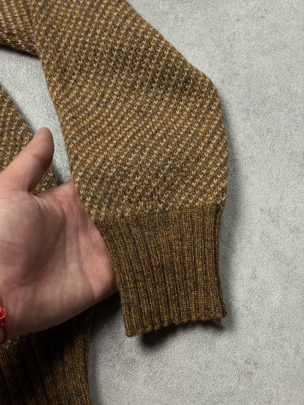 Fruit Of The Loom Rare Fruit of The loom Vintage wool knitwear 80s Brown Size US M / EU 48-50 / 2 - 4 Thumbnail