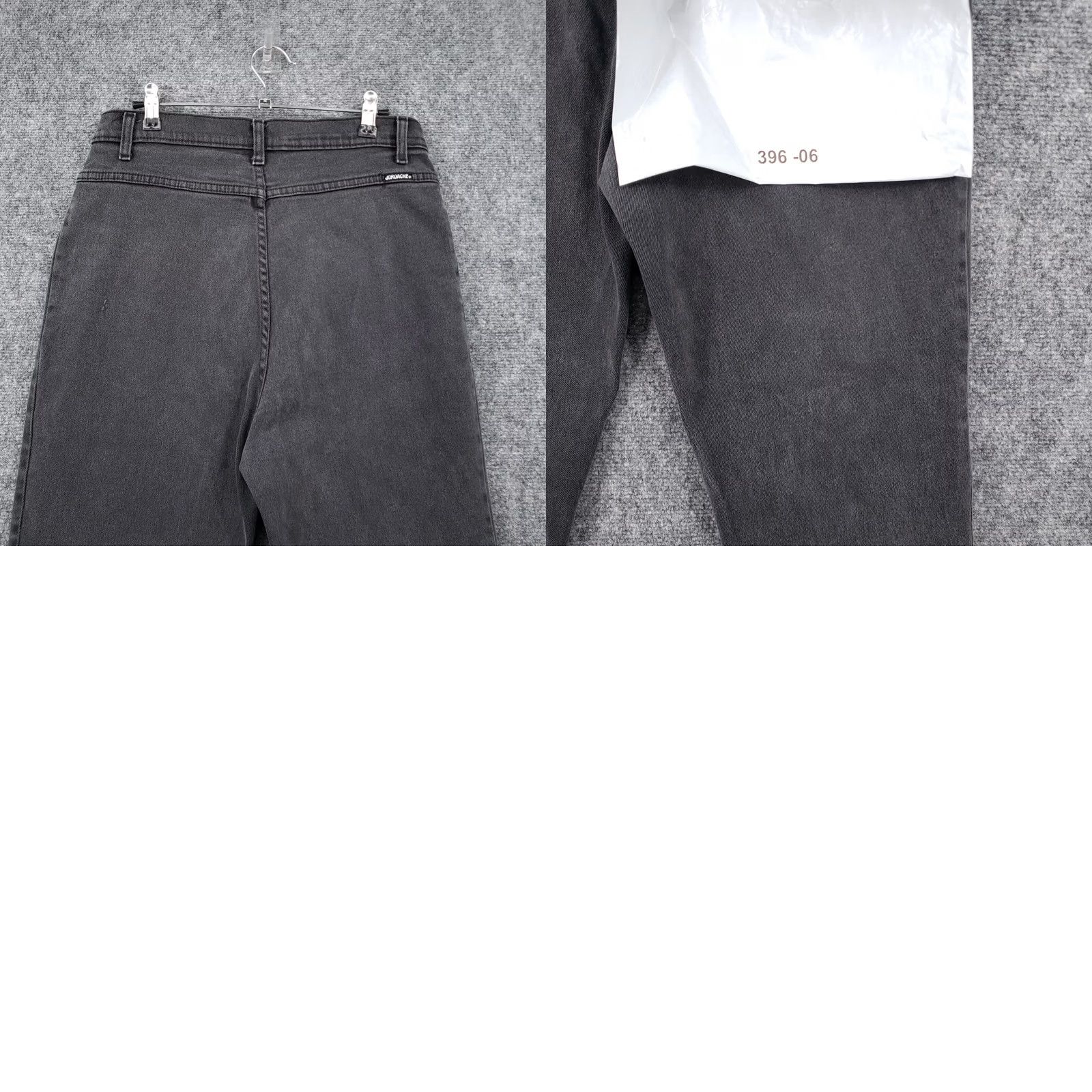 Jordache VINTAGE Jordache Jeans Womens Size 30 Gray Skinny Stretch High Rise Dark Wash Denim Size 30" / US 8 / IT 44 - 9 Thumbnail