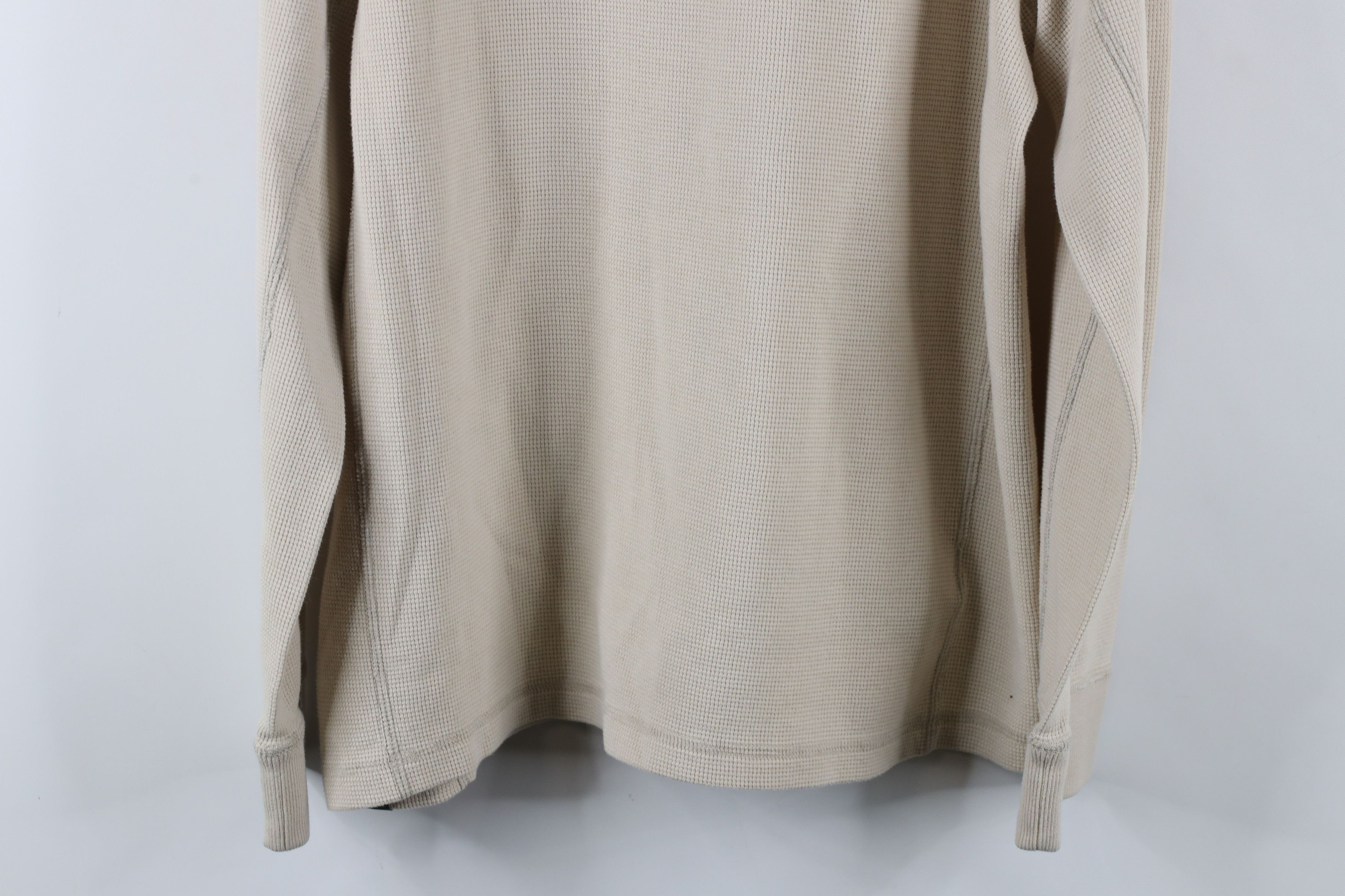 Eddie Bauer × Vintage Vintage Eddie Bauer Script Bear Thermal Waffle Knit T-Shirt Size L / US 10 / IT 46 - 11 Thumbnail