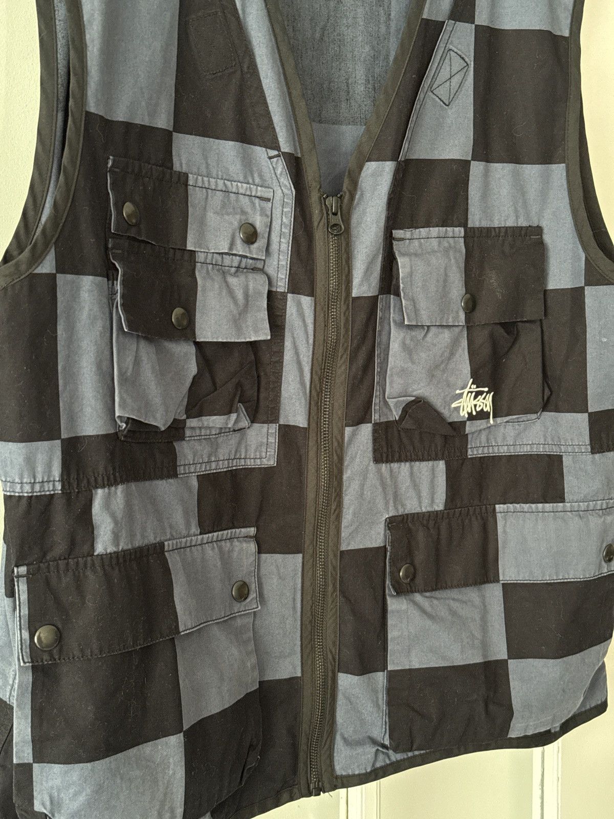 Stussy Stussy Utility Vest “Check” Size US XL / EU 56 / 4 - 4 Thumbnail