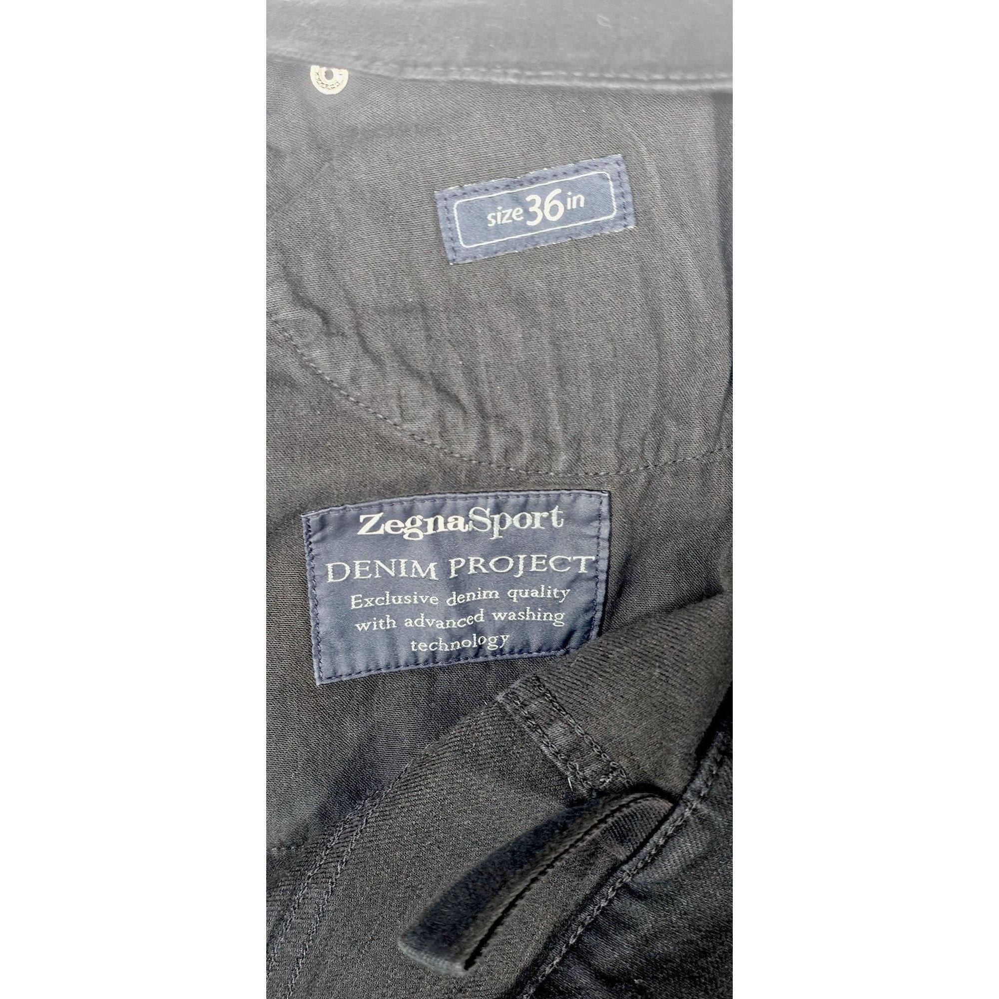 Ermenegildo Zegna Zegna Sport 315 Denim Jeans Size 315 Black Straight Fit Size US 36 / EU 52 - 15 Thumbnail