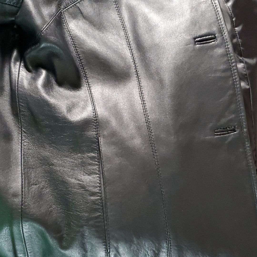 Black Rivet Black Rivet Size XL Jacket Leather Blazer Button Down Coat Size XL / US 12-14 / IT 48-50 - 8 Thumbnail
