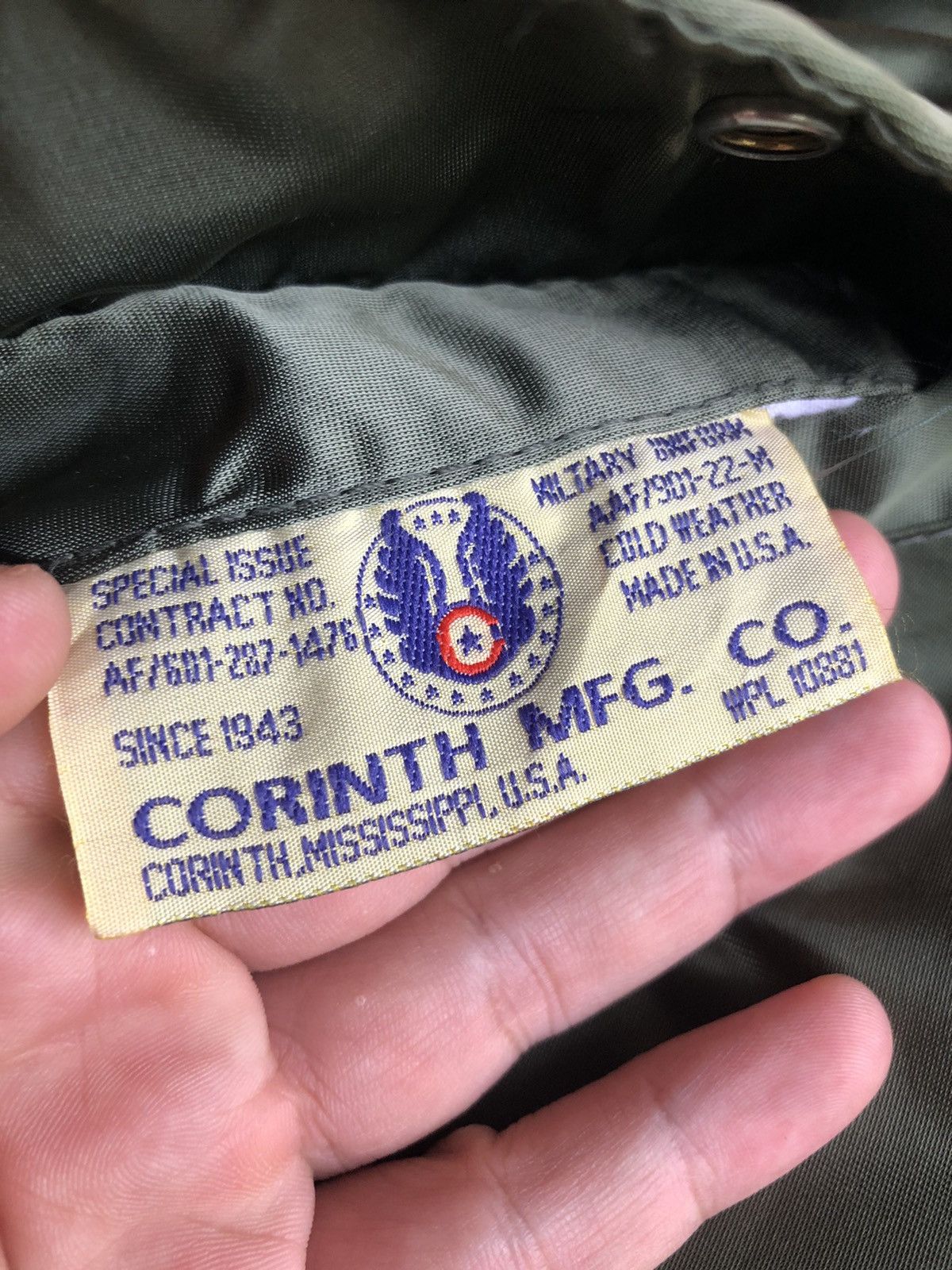 Standard Issue Vtg Corinth MFG MA-1 Flyers Man Special Issue Miltary Jacket Size US L / EU 52-54 / 3 - 19 Thumbnail