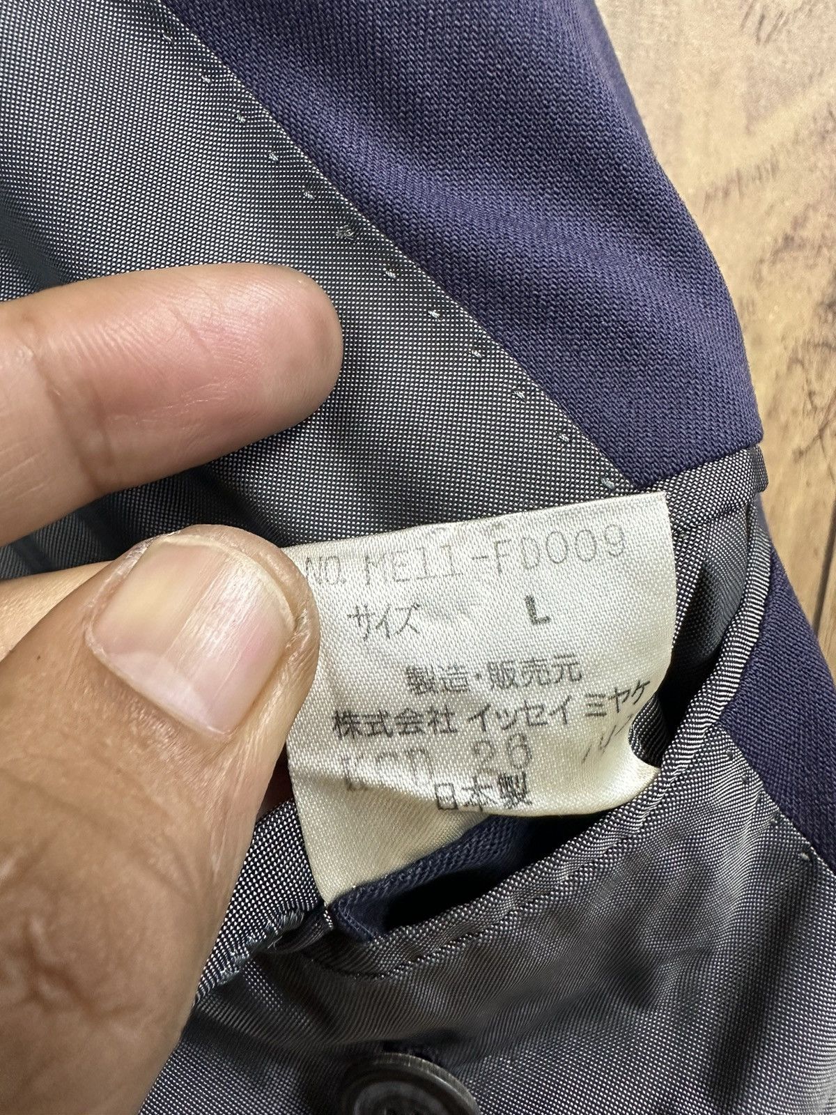 Issey Miyake Vintage Issey Miyake Blazer Faded Purple Jacket Z34 Size 40L - 13 Thumbnail