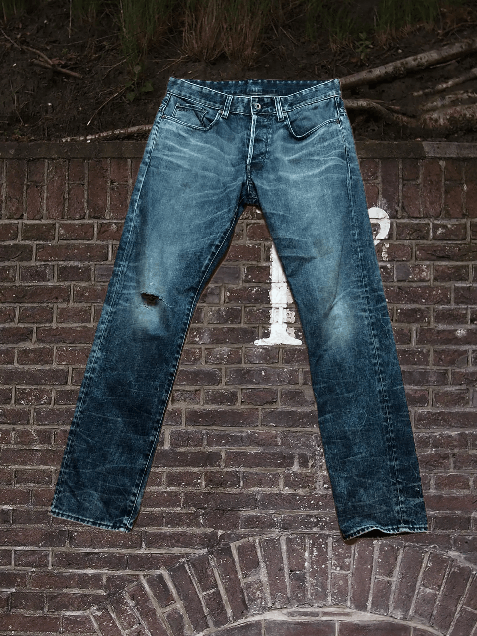G-Star vintage blue jeans pants Y2K G-Star Raw streetwear Size US 32 / EU 48 - 1 Thumbnail